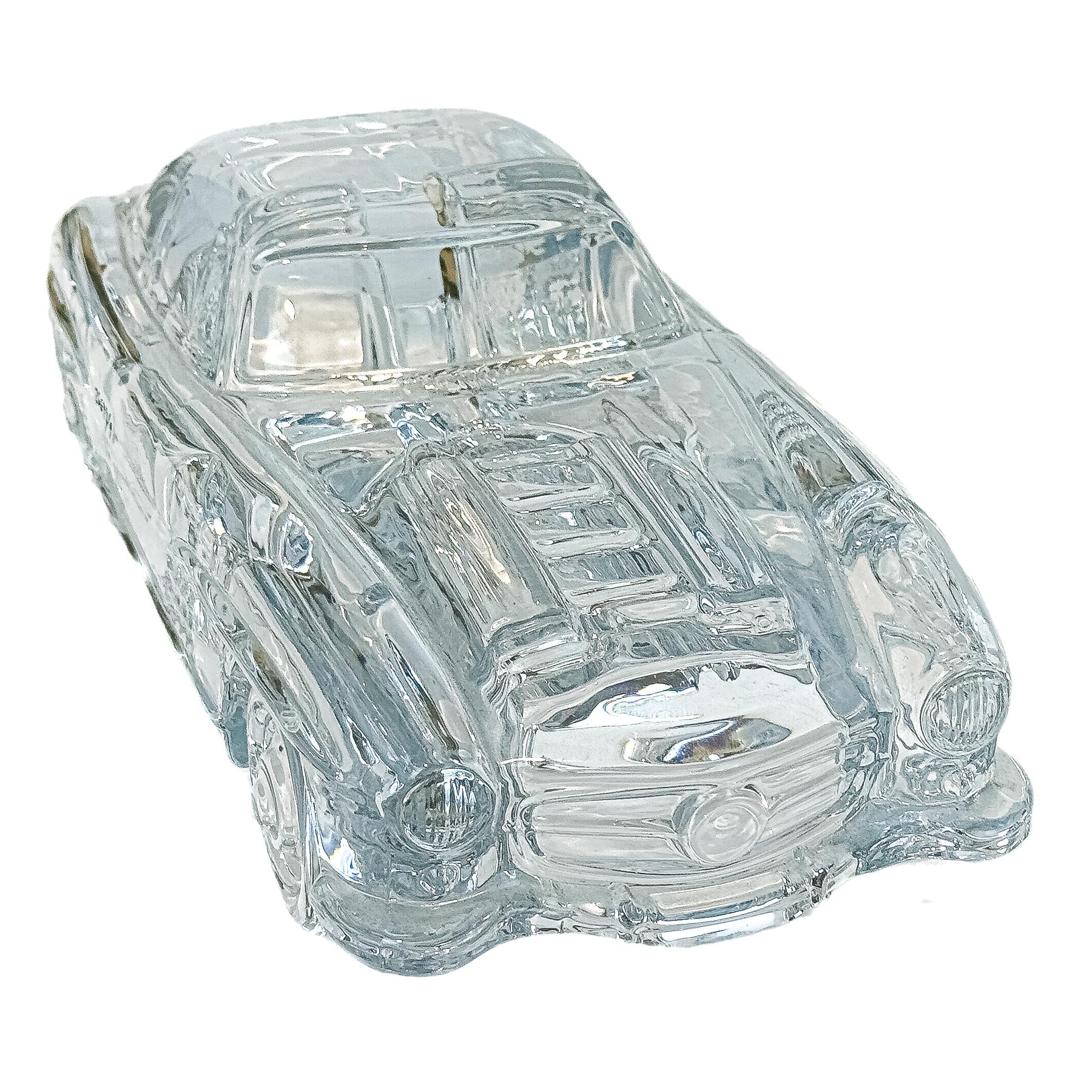 COCHE EN CRISTAL DEL ÚLTIMO CUARTO DEL SIGLO XX