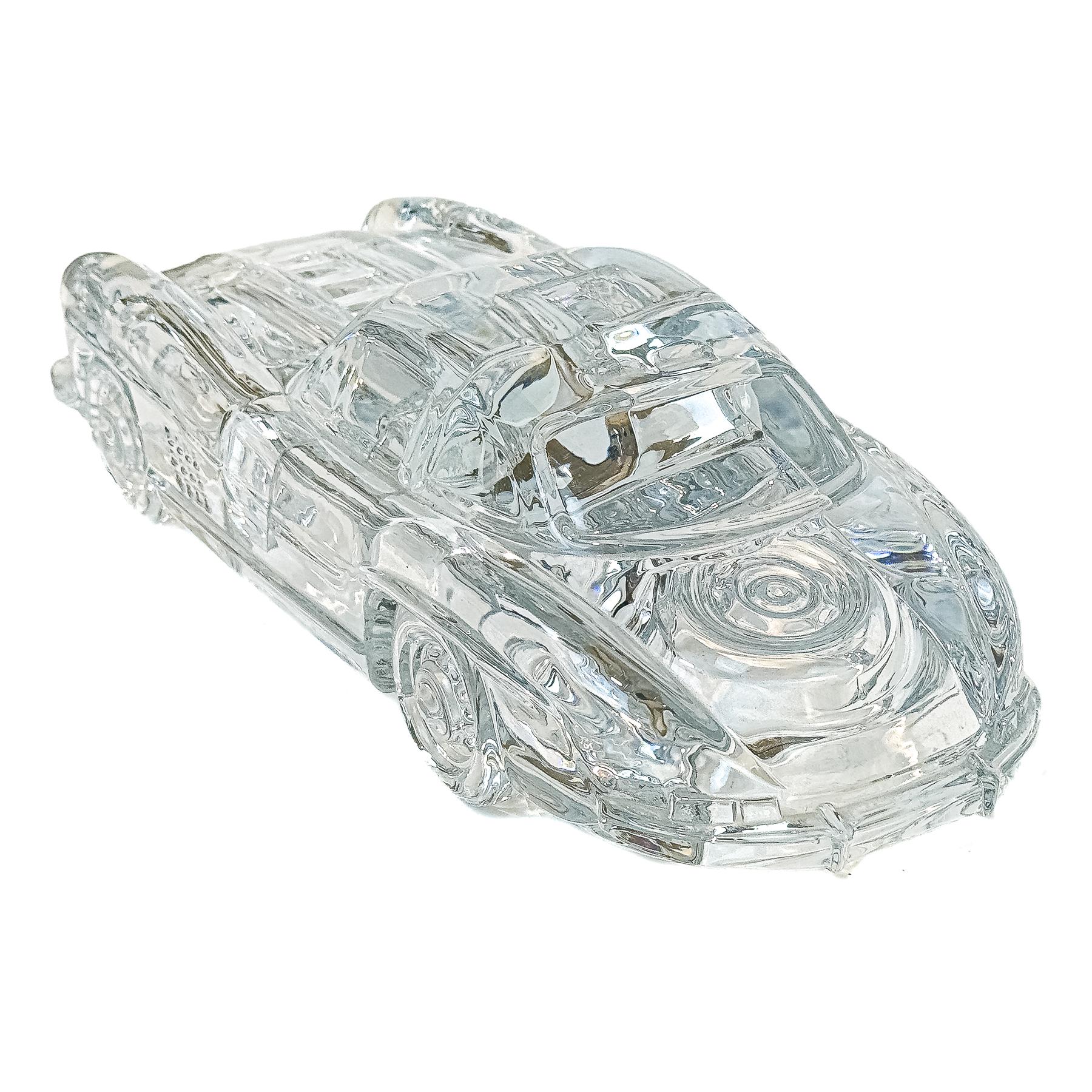 COCHE EN CRISTAL DEL ÚLTIMO CUARTO DEL SIGLO XX