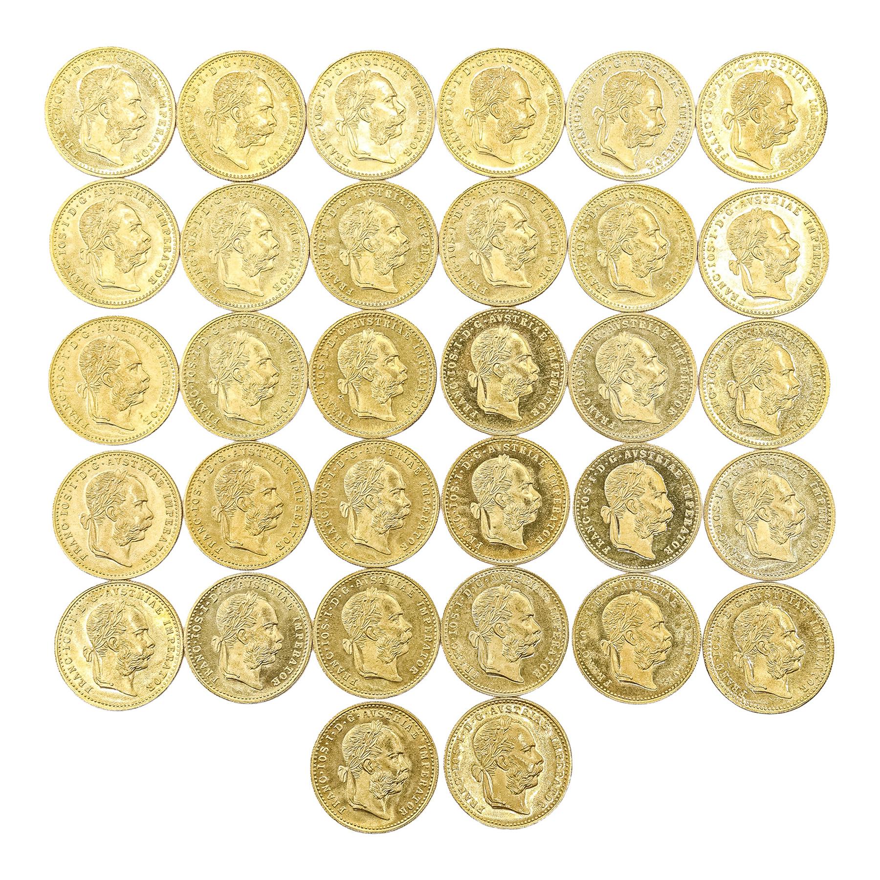 32 MONEDAS AUSTRÍACAS DE 1915
