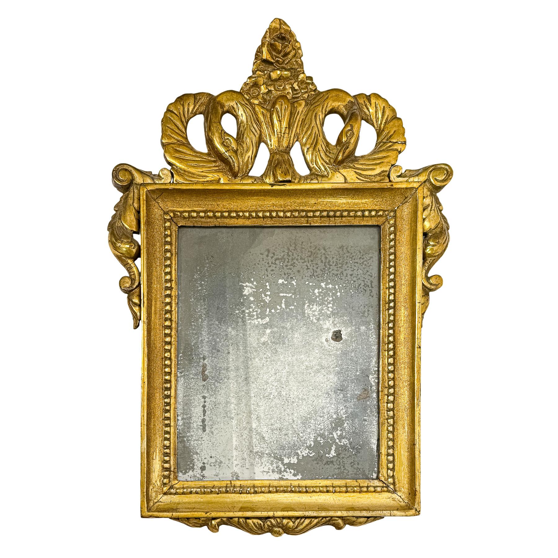 PEQUEÑO ESPEJO DE PARED DE PRINCIPIOS DE SIGLO XX