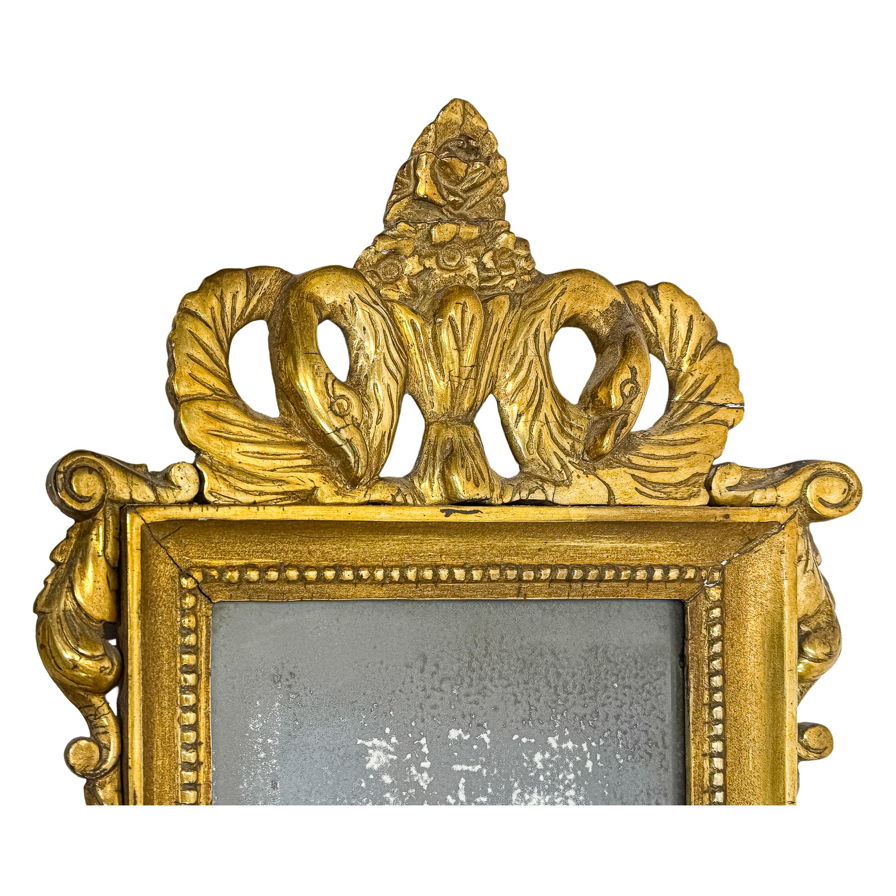 PEQUEÑO ESPEJO DE PARED DE PRINCIPIOS DE SIGLO XX