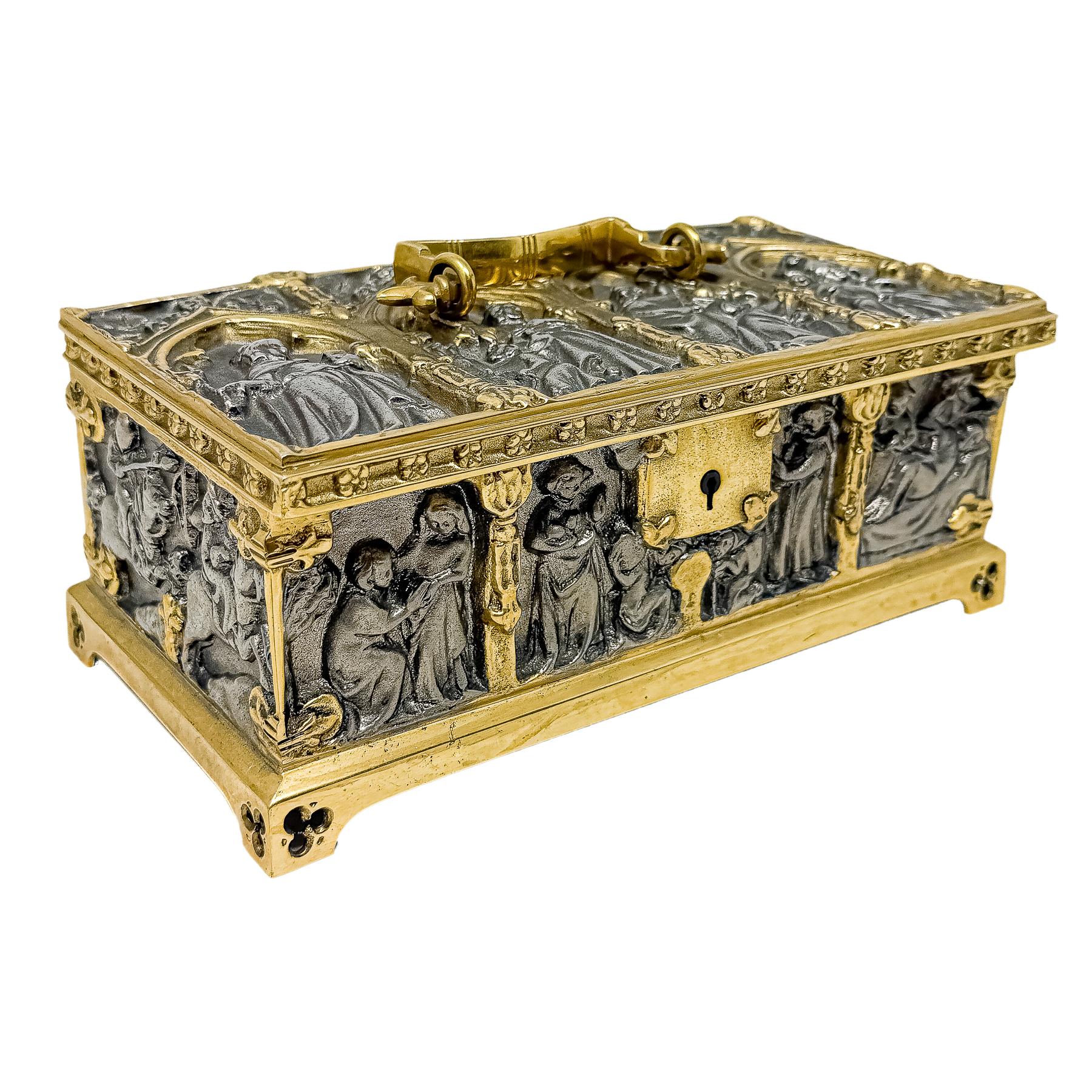 CAJA JOYERO ALEMANA DE FINALES DEL  S.XX