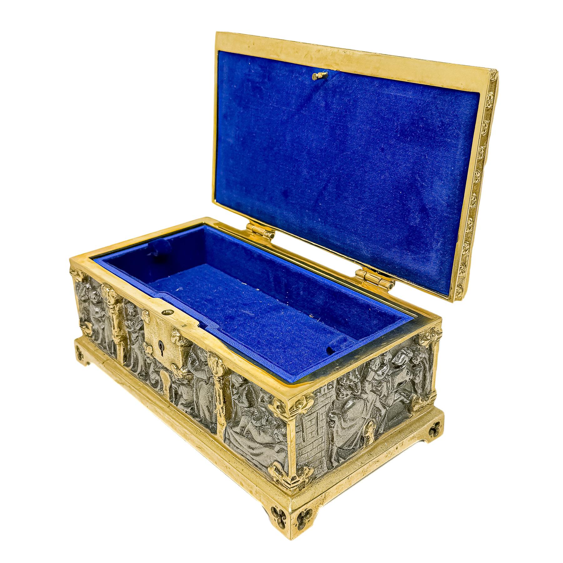 CAJA JOYERO ALEMANA DE FINALES DEL  S.XX