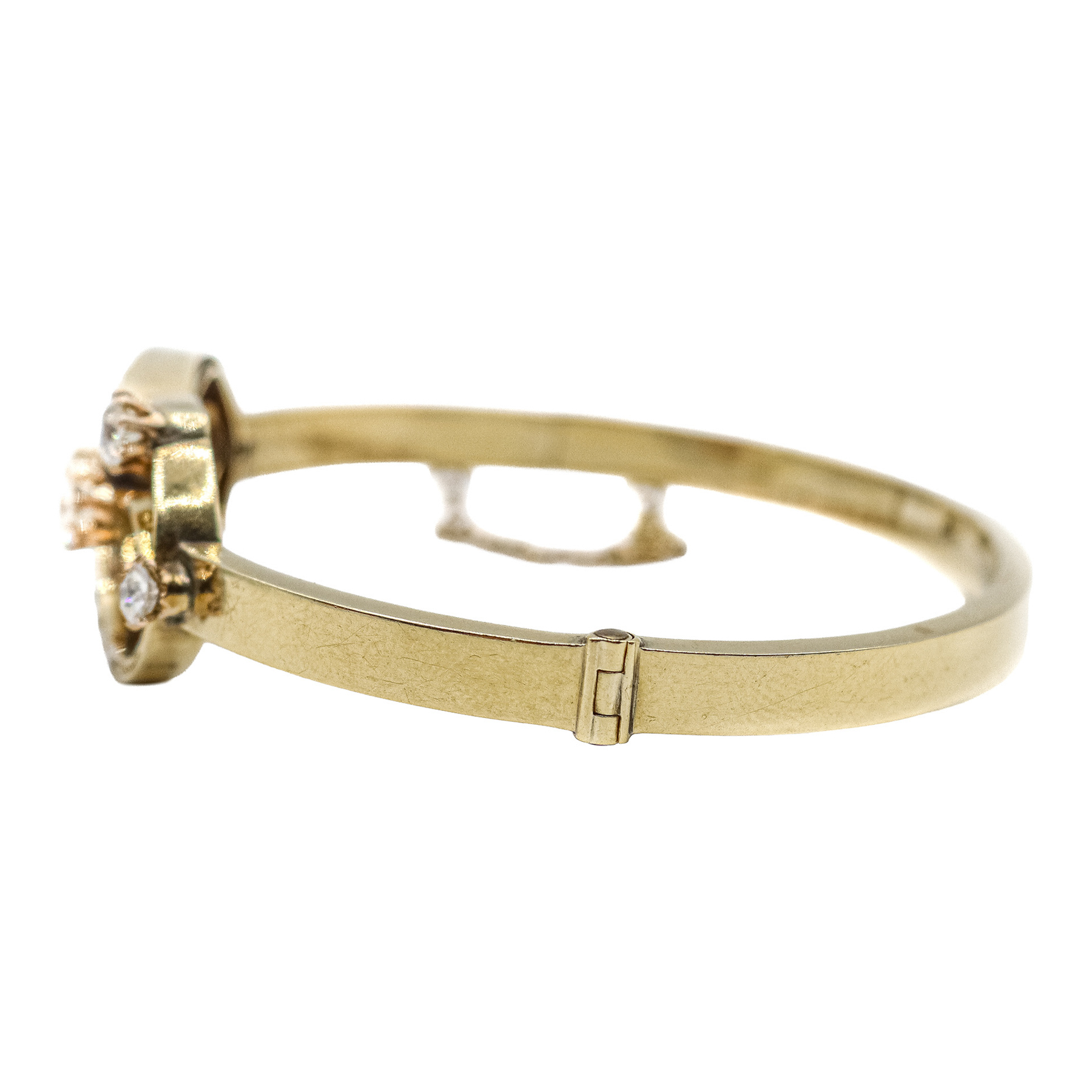 PULSERA ESCLAVA CON DIAMANTES DE PPS. DEL S.XX