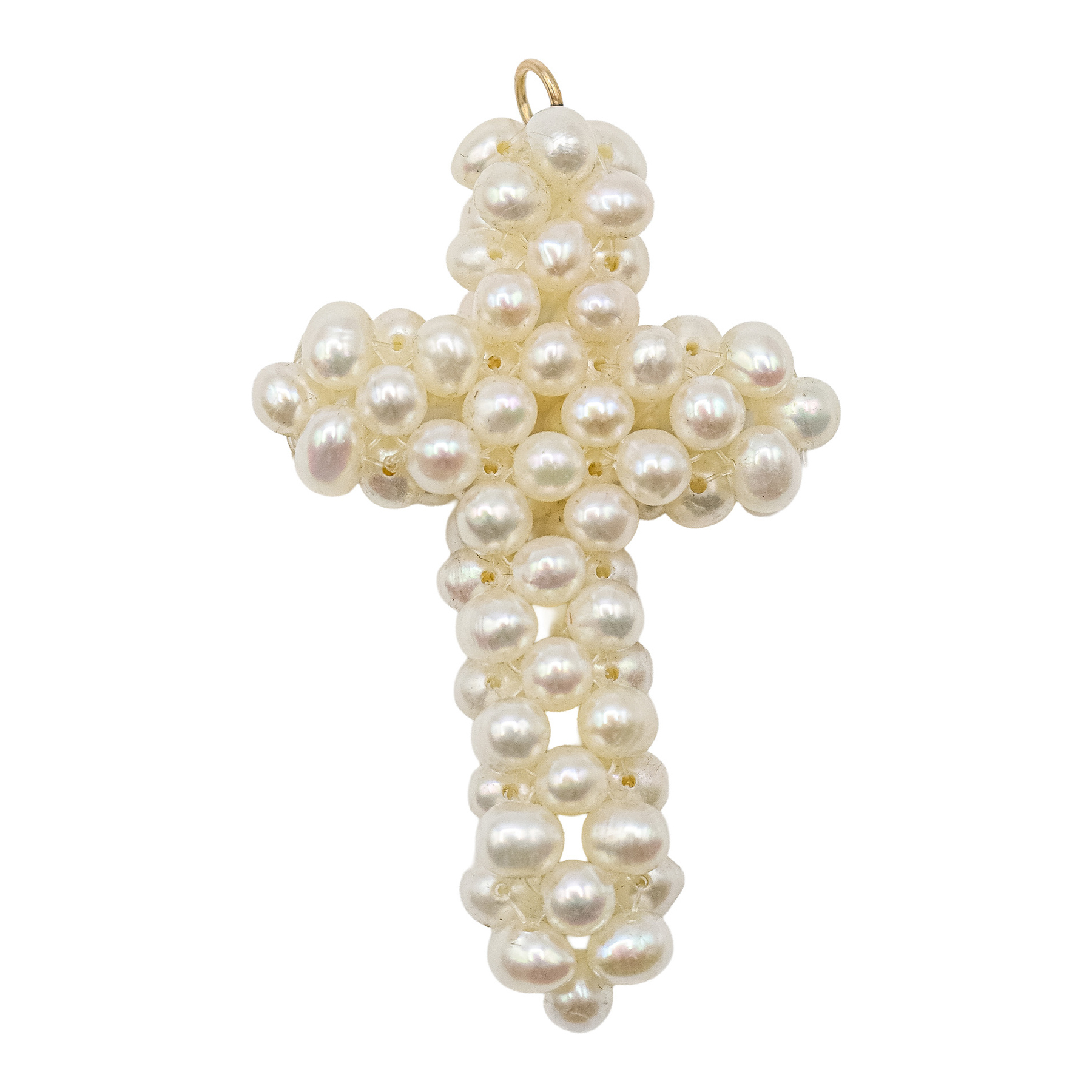 CRUZ COLGANTE DE PERLAS, AÑOS 80
