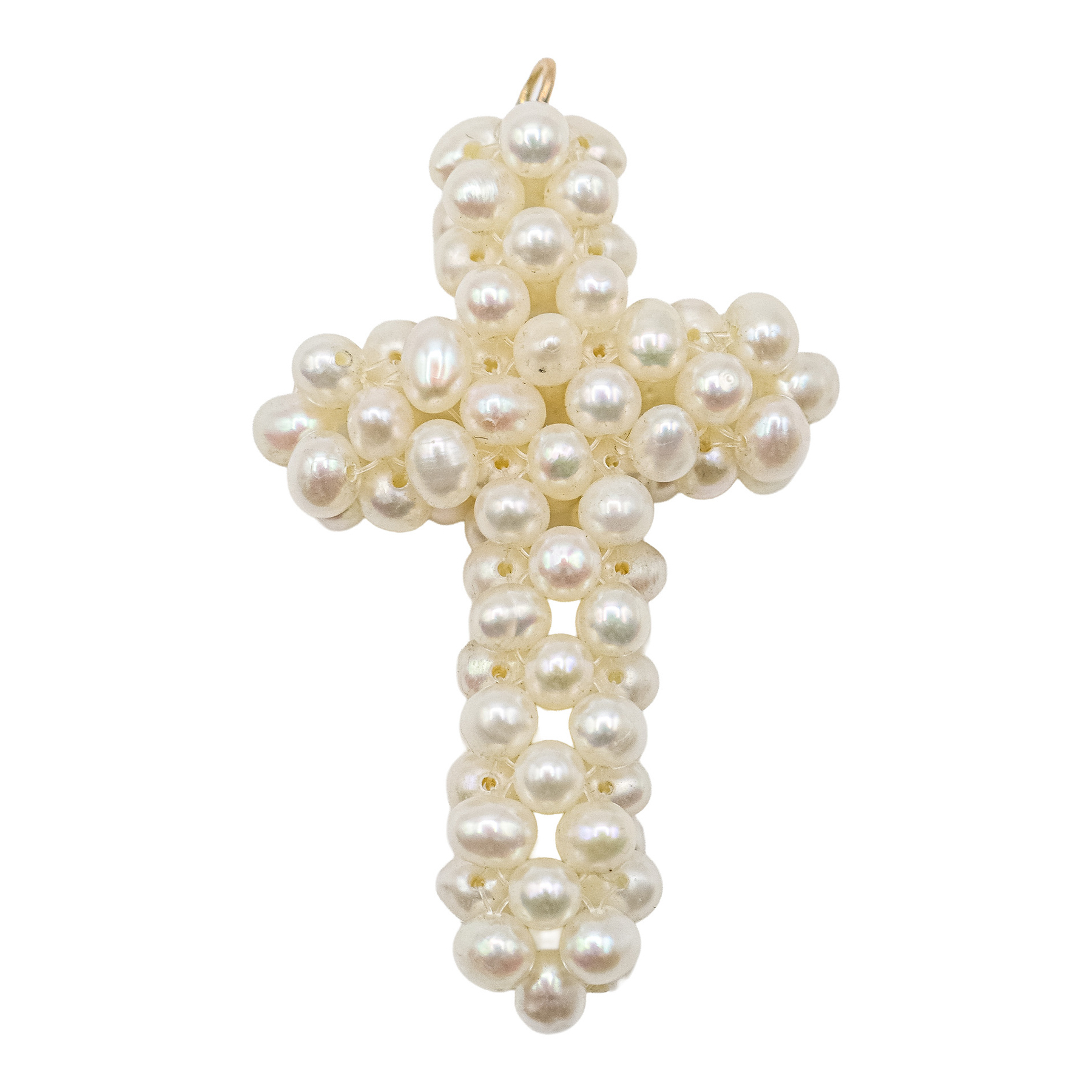 CRUZ COLGANTE DE PERLAS, AÑOS 80