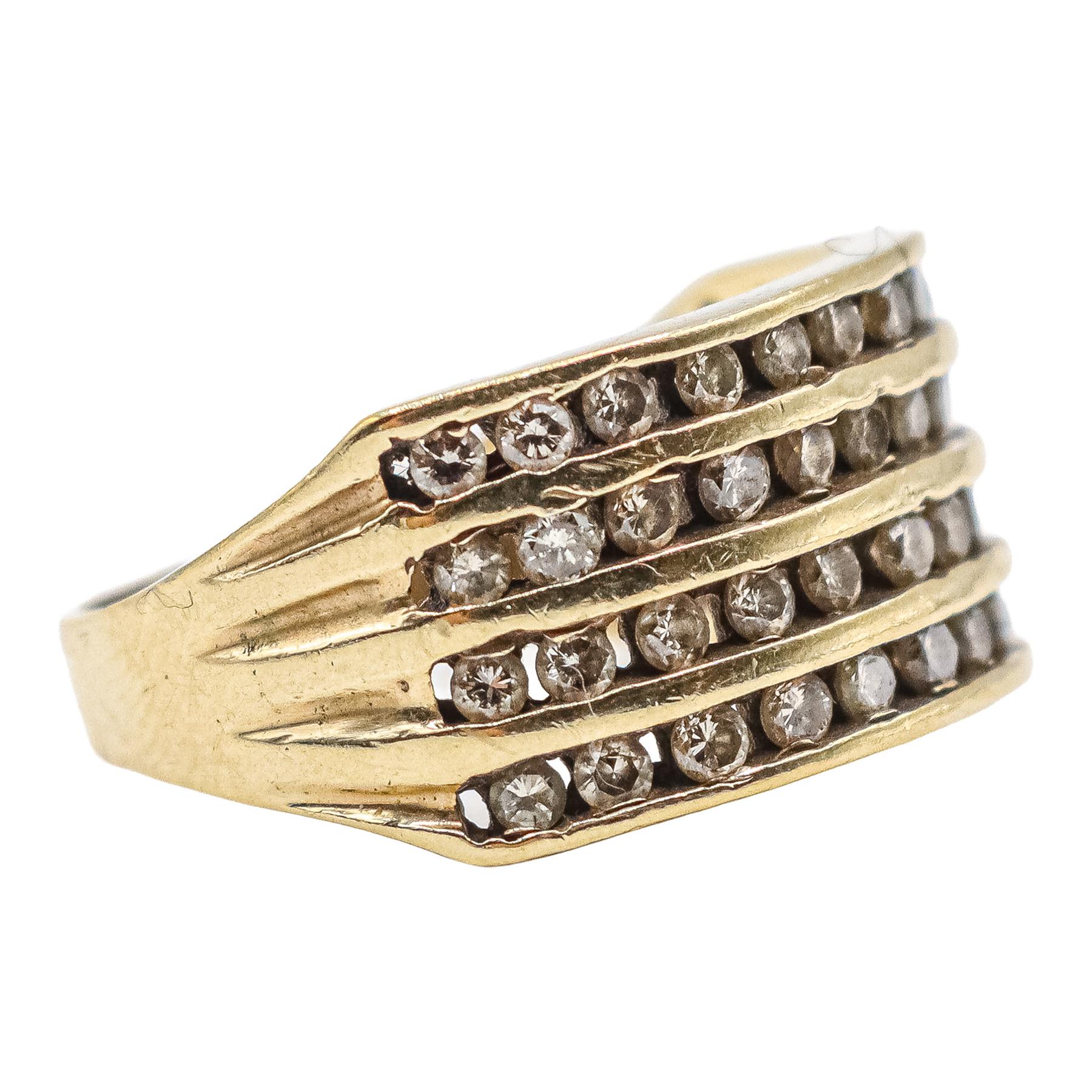 ANILLO ANCHO CON BRILLANTES