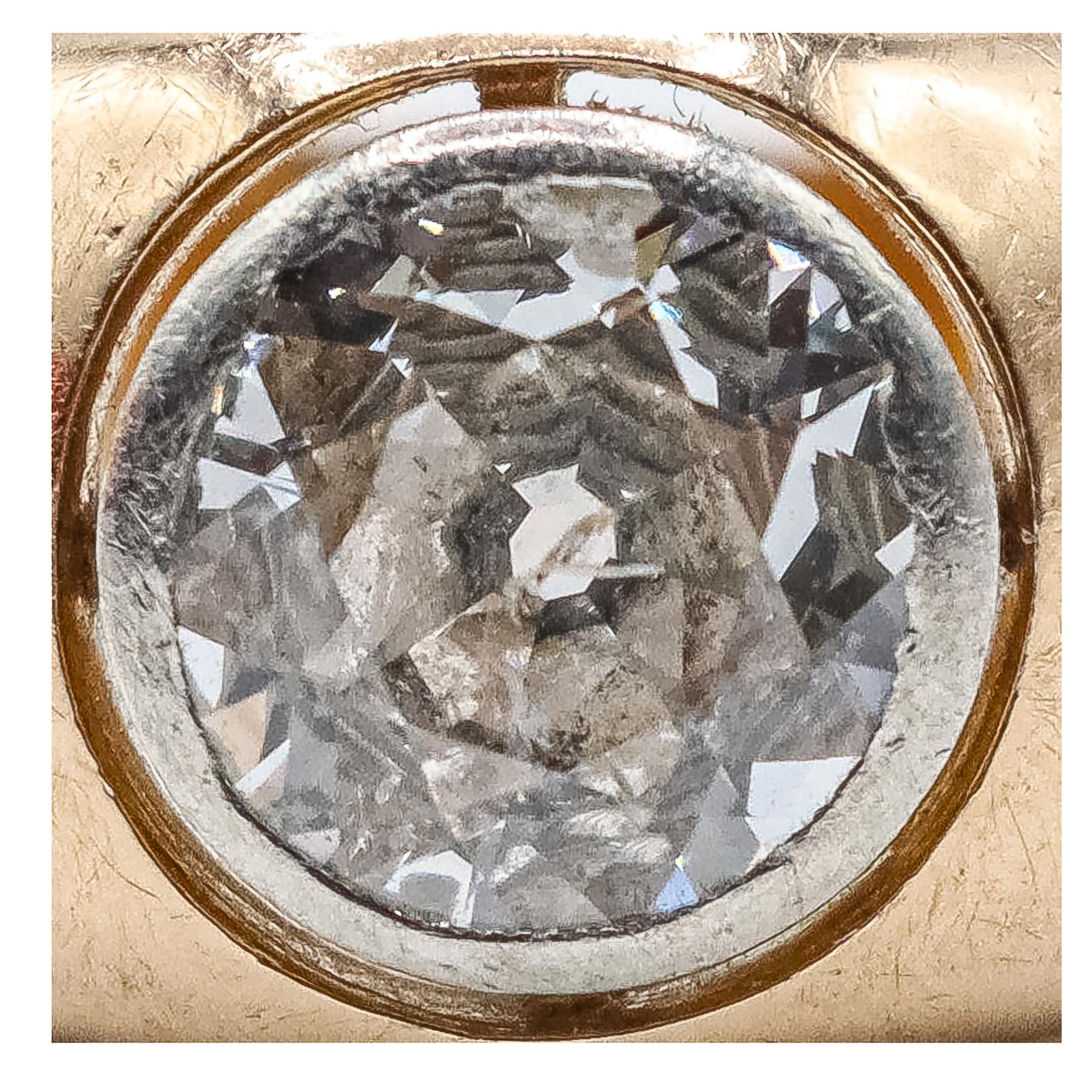 SORTIJA CON DIAMANTE DE MEDIADOS DEL S.XX