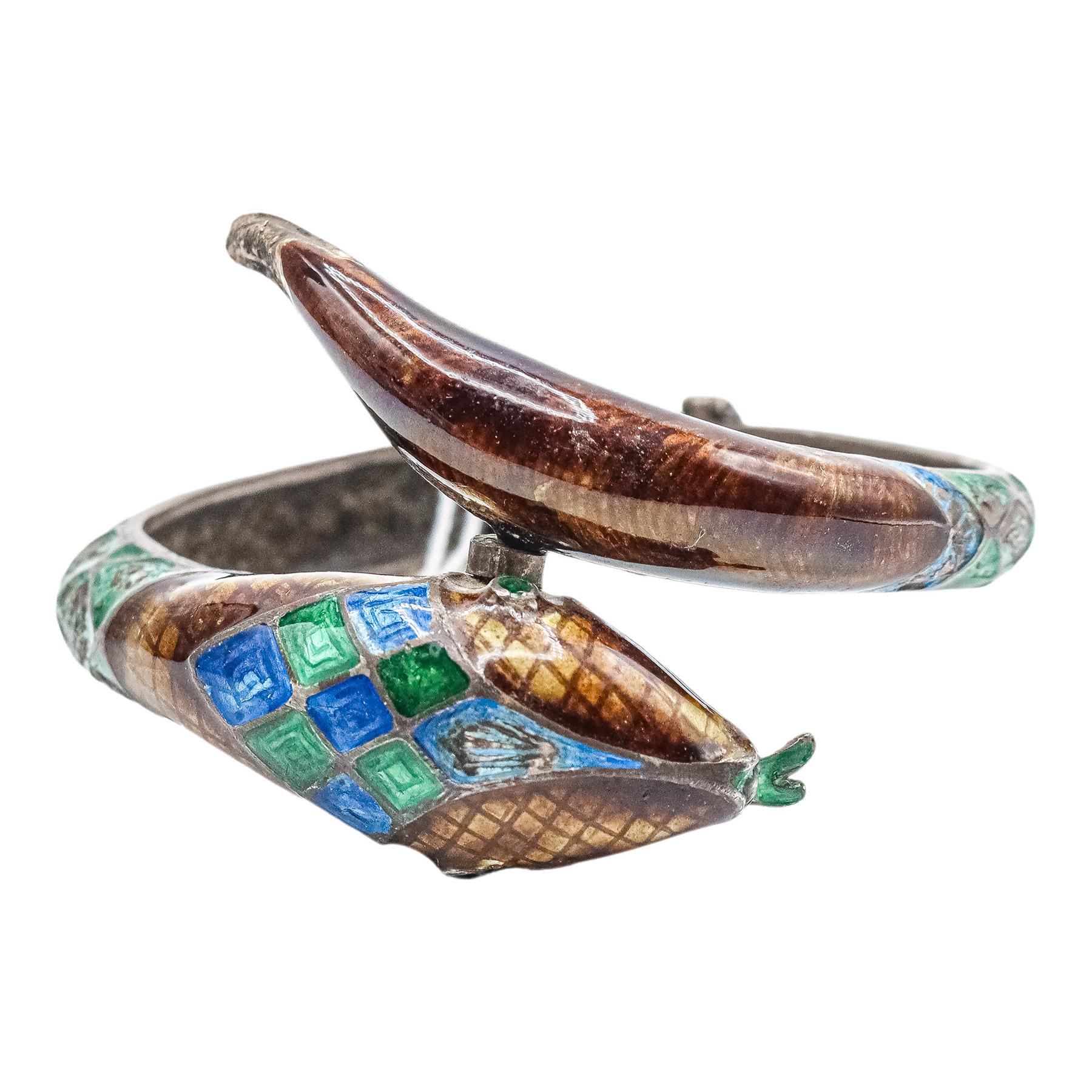 BRAZALETE SERPIENTE CON ESMALTES