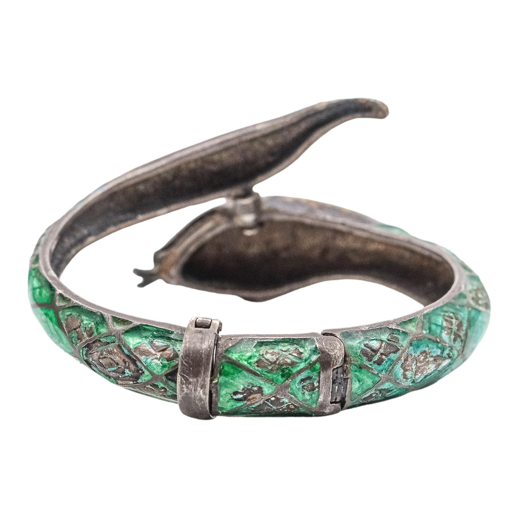 BRAZALETE SERPIENTE CON ESMALTES