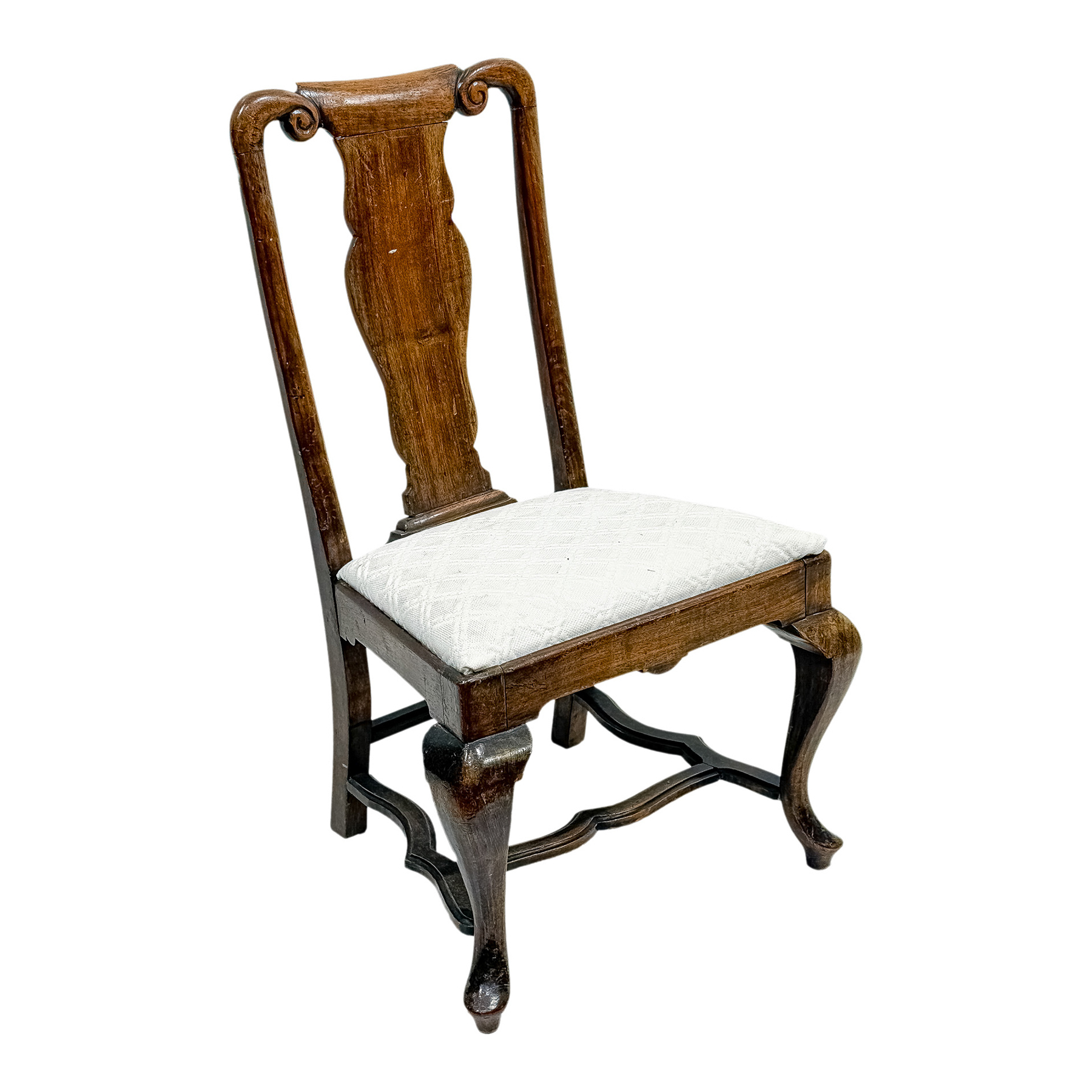 SILLA ESTILO REINA ANA DEL PRIMER TERCIO DE SIGLO XX
