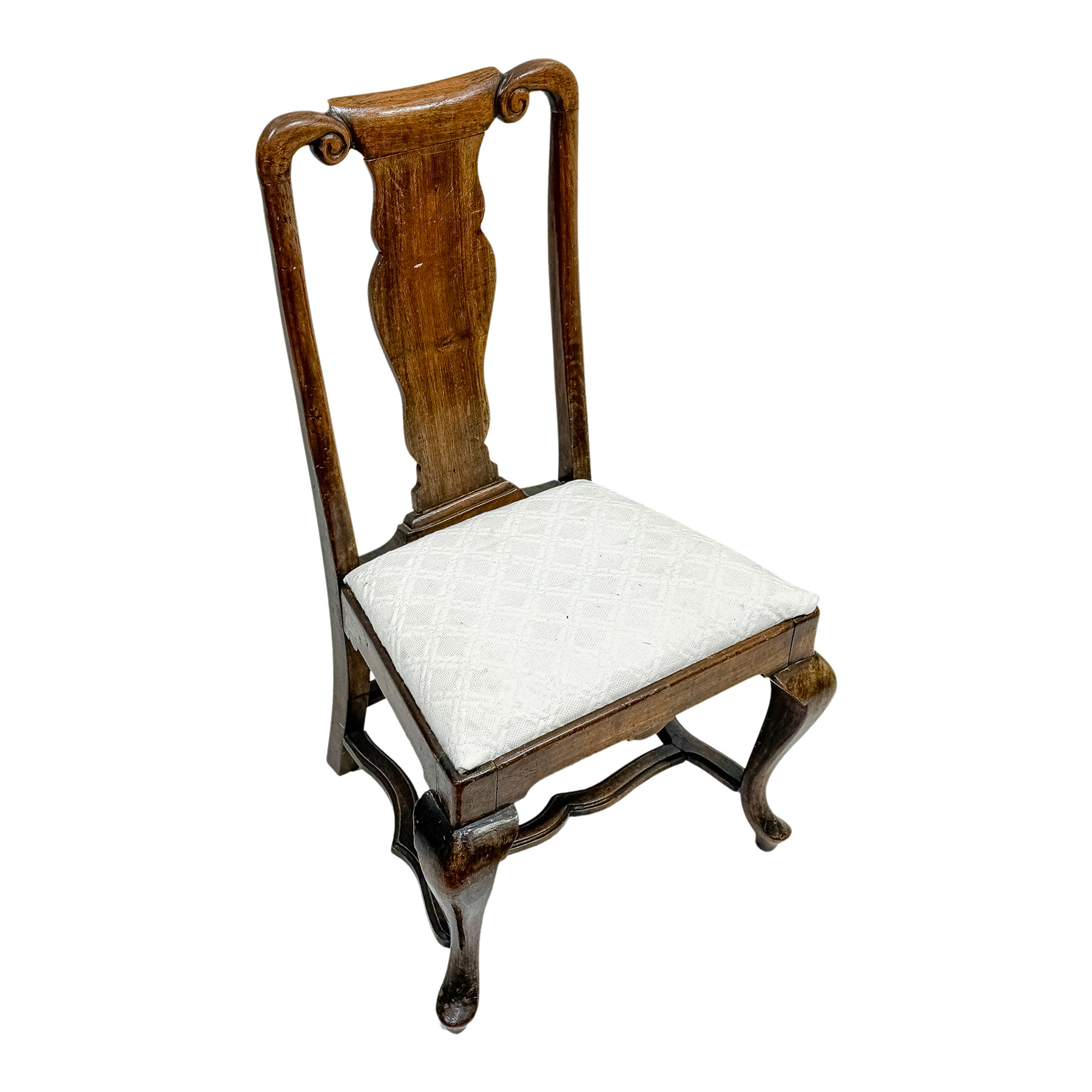 SILLA ESTILO REINA ANA DEL PRIMER TERCIO DE SIGLO XX