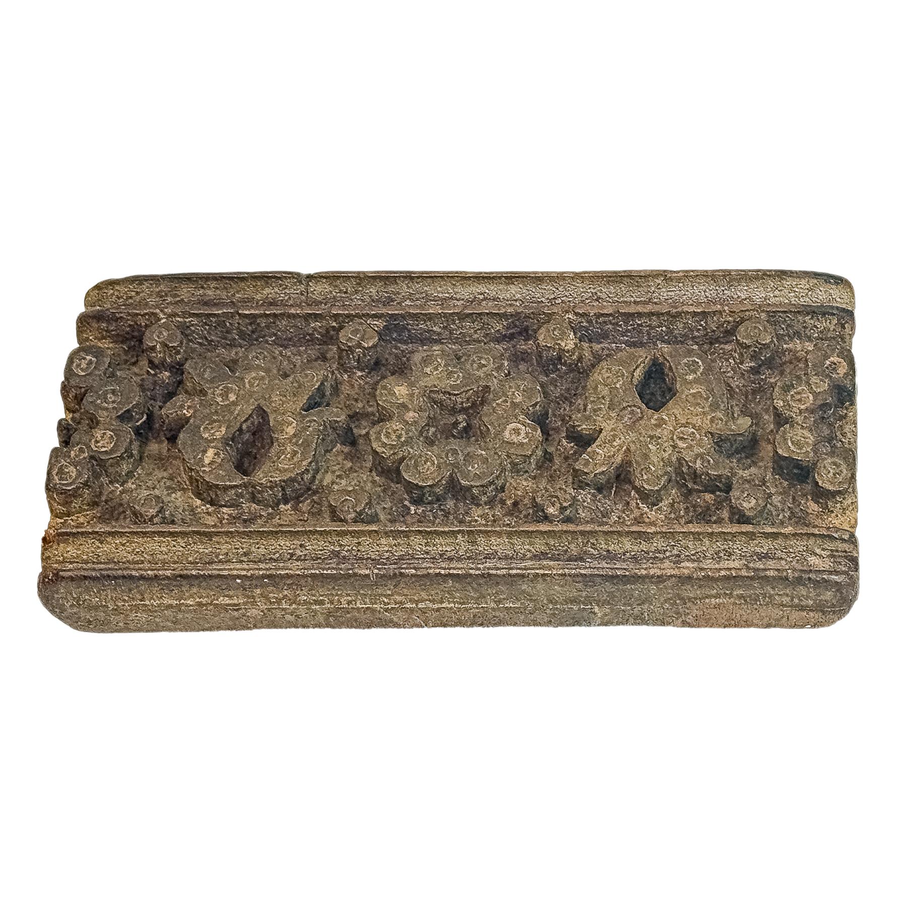 PEQUEÑA PLACA Y CILÍNDRO PARA ESTAMPACIÓN S.XIX