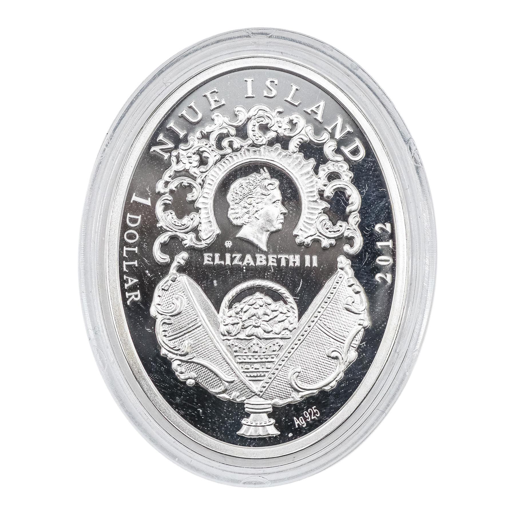 MEDALLA DE PLATA IMPERIAL FABERGE EGGS