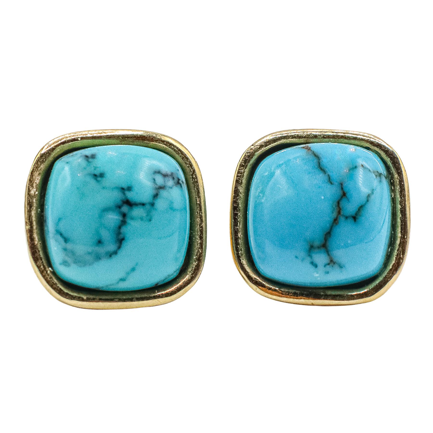 PENDIENTES CON TURQUESAS