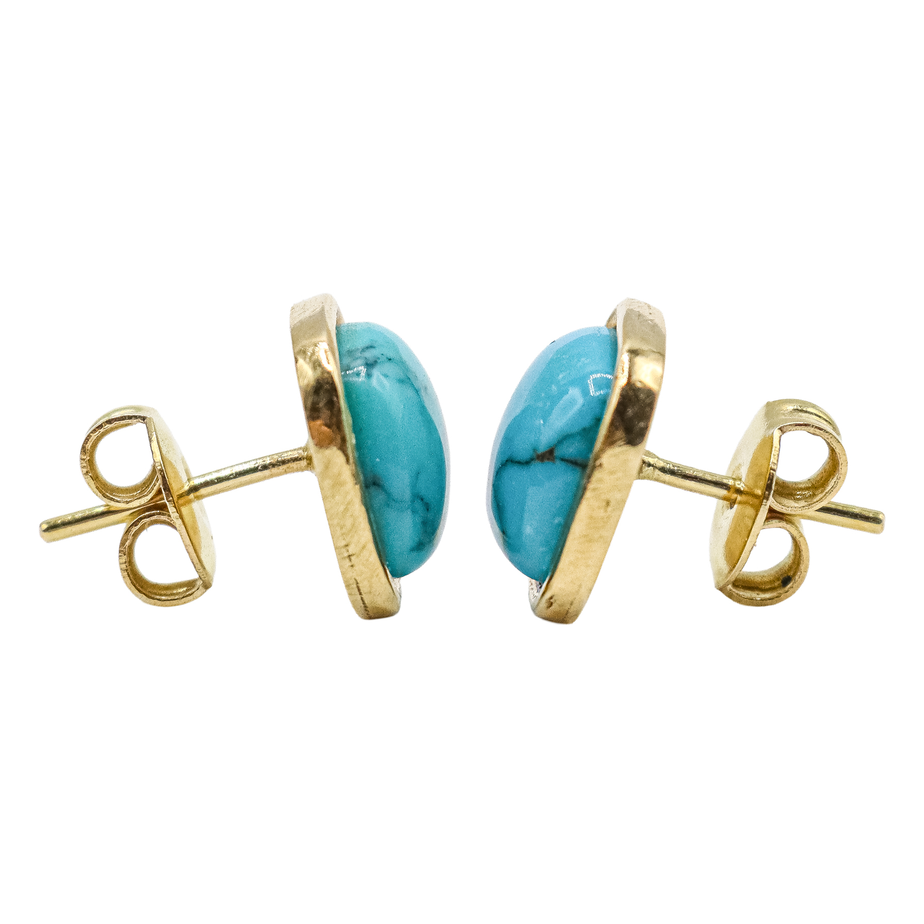 PENDIENTES CON TURQUESAS