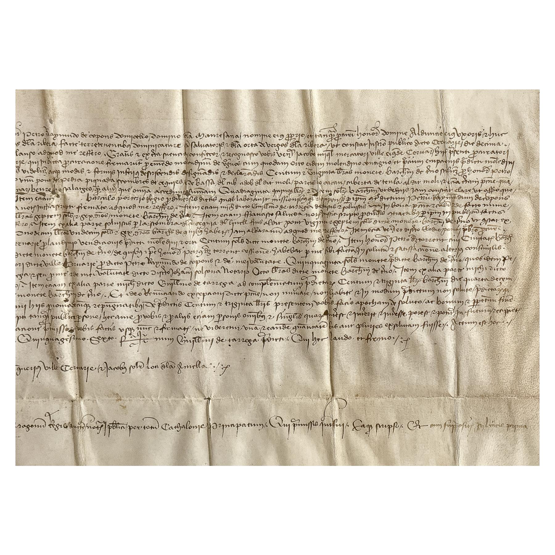 MANUSCRITO ENMARCADO