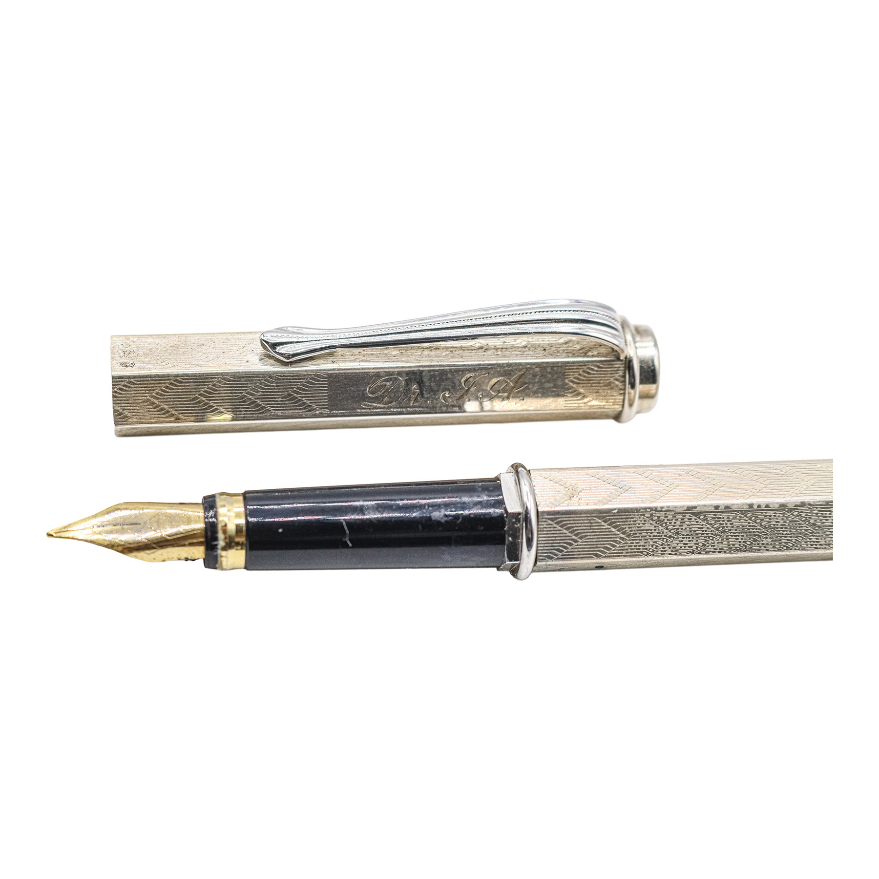 PLUMA ESTILOGRÁFICA DE PLATA