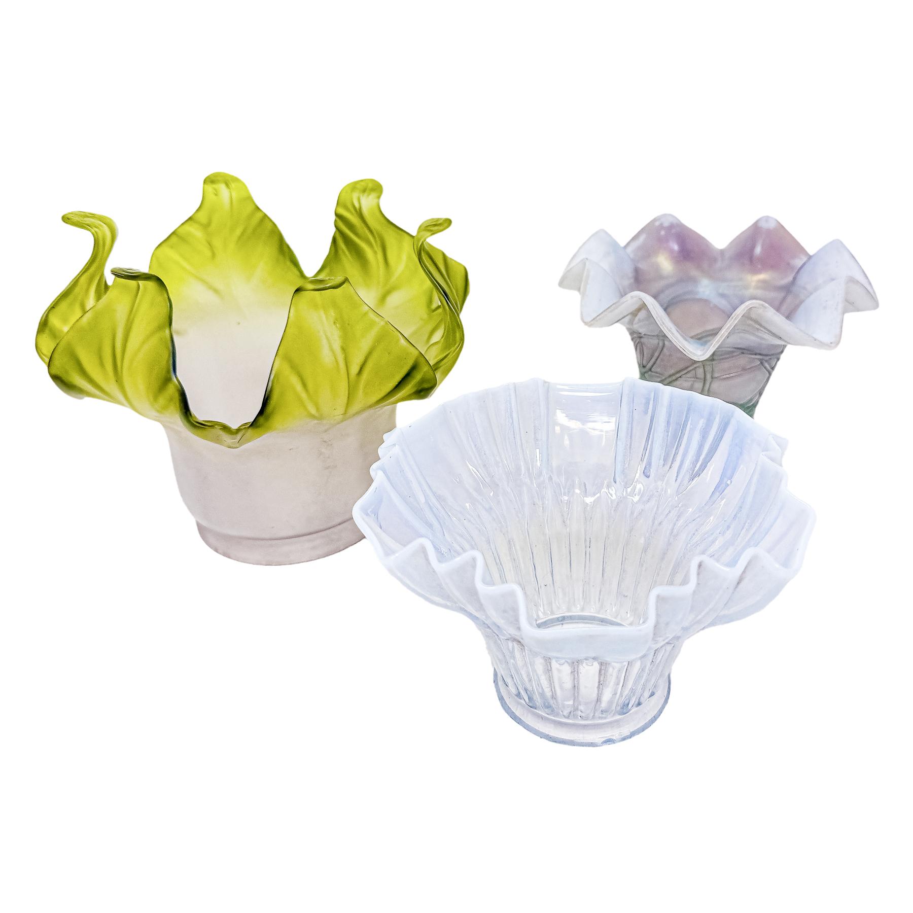 TRES TULIPAS MODERNISTAS DE PRINCIPIOS DEL S.XX