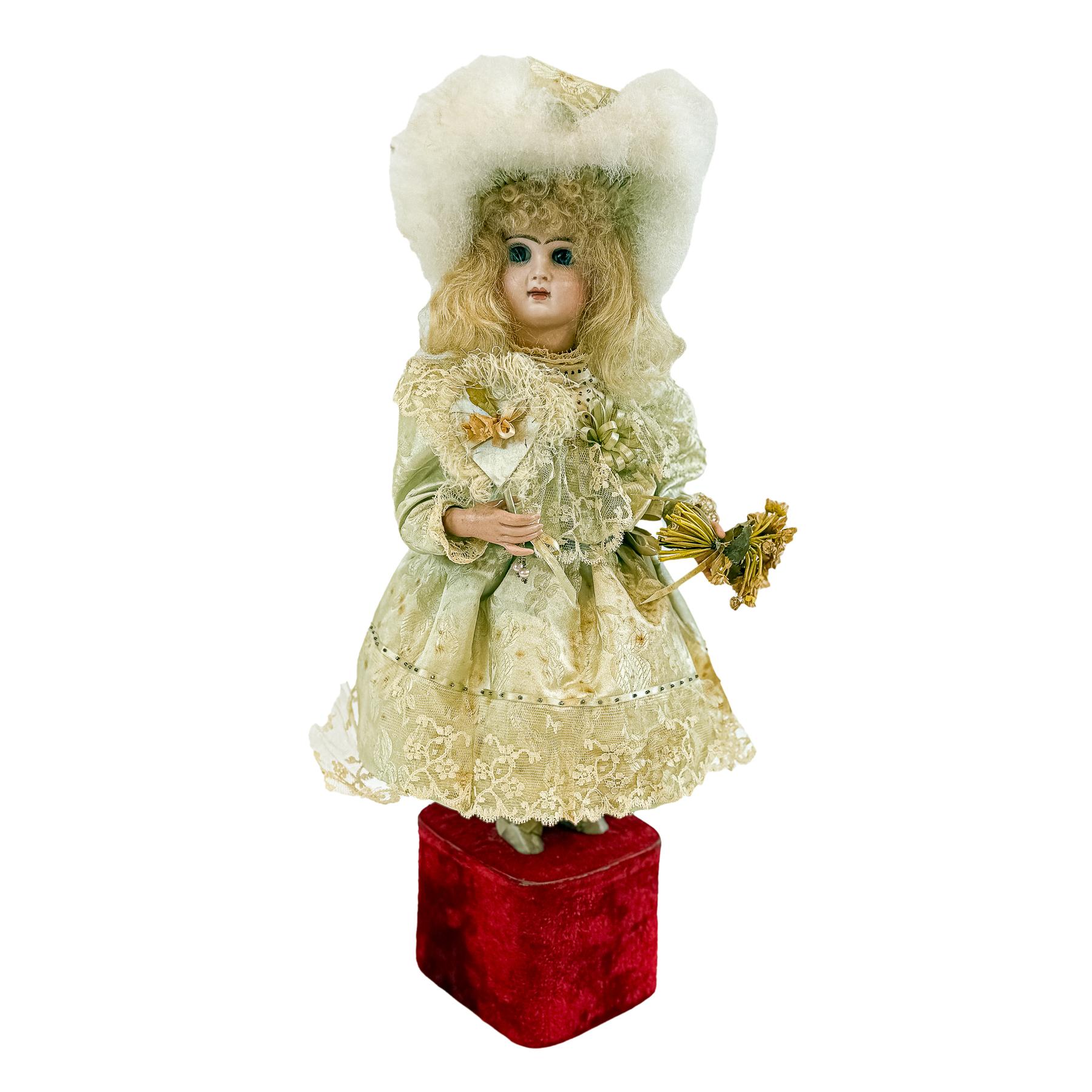 MUÑECA AUTOMATA JUMEAU-LEOPOLD LAMBERT DE FINALES DEL S.XIX