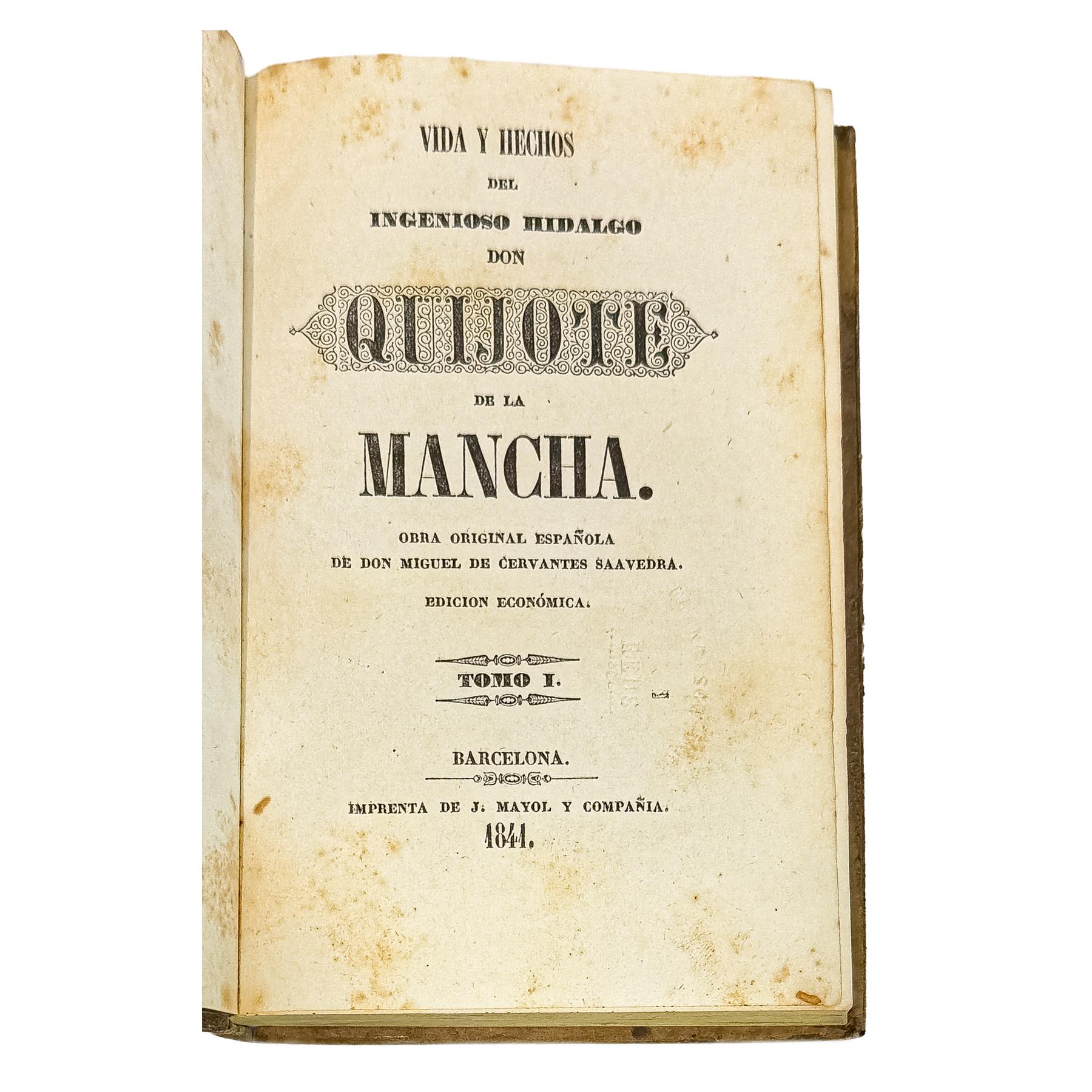 DON QUIJOTE DE LA MANCHA