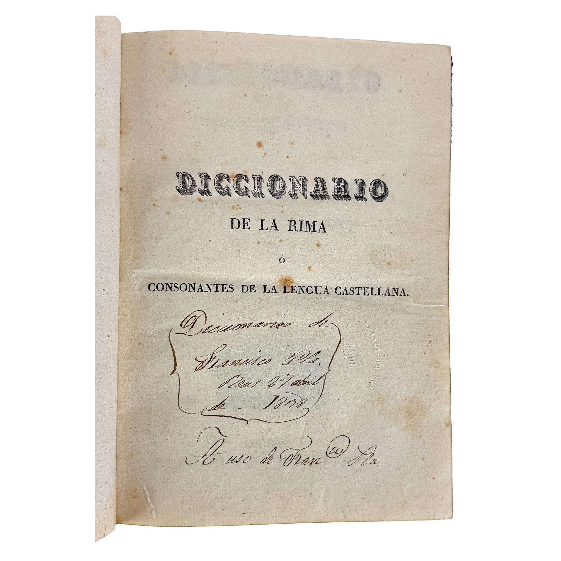 CUATRO LIBROS DE MEDIADOS DEL SIGLO XIX 
