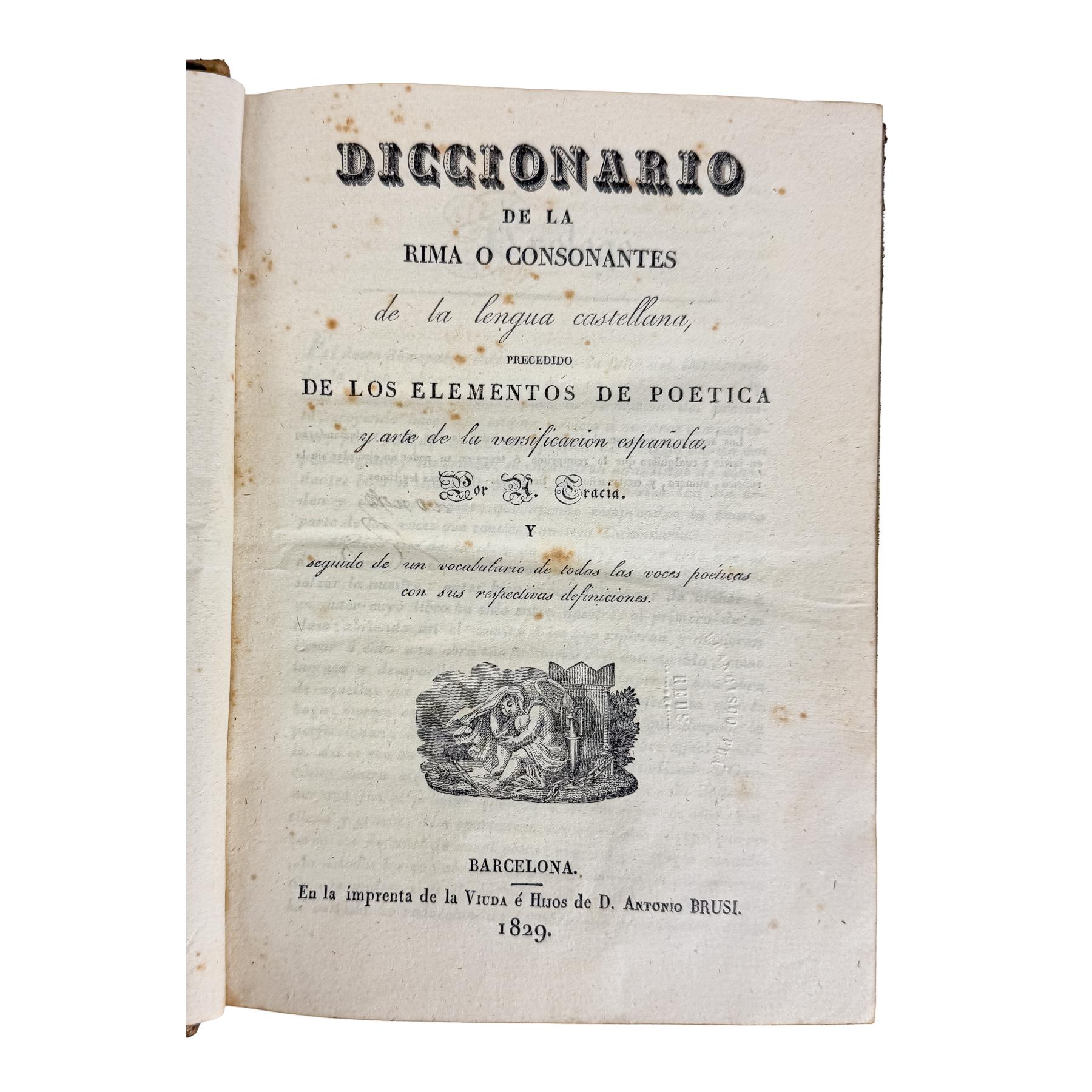 CUATRO LIBROS DE MEDIADOS DEL SIGLO XIX 