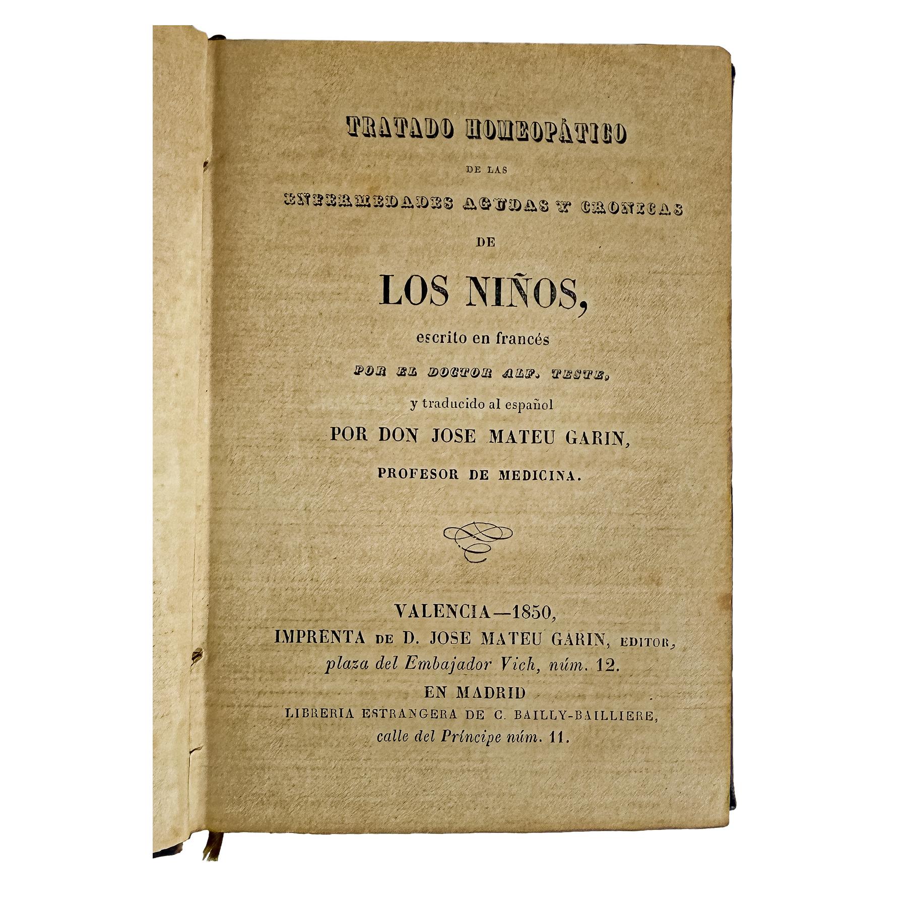 CUATRO LIBROS DE MEDIADOS DEL SIGLO XIX 