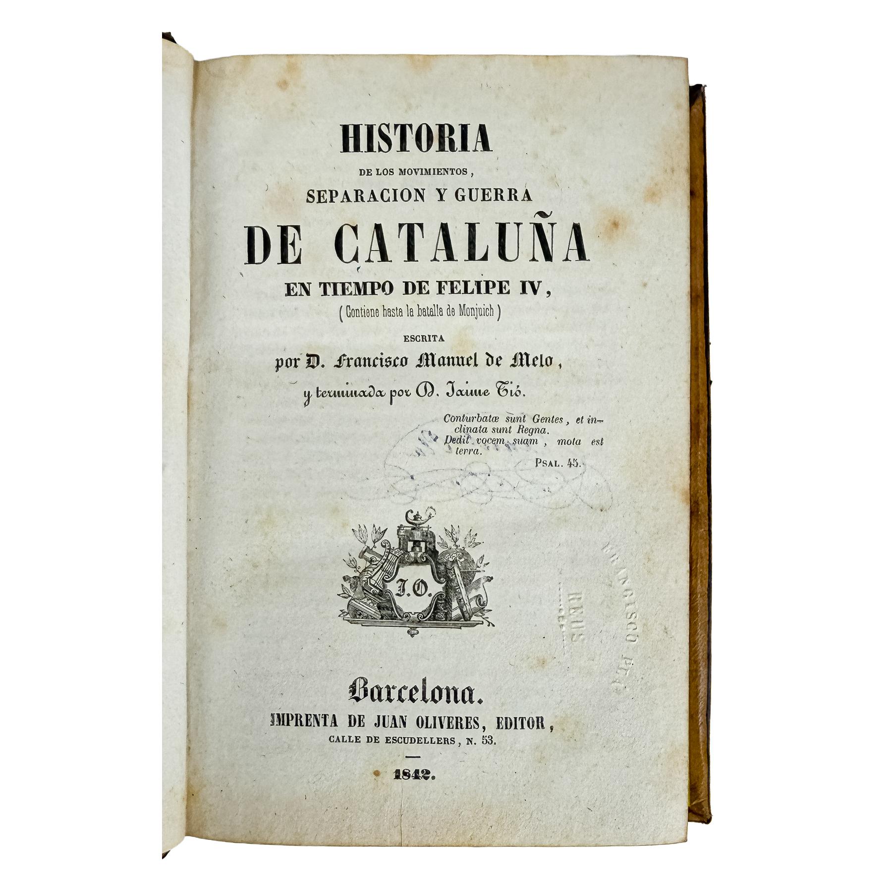 CUATRO LIBROS DE MEDIADOS DEL SIGLO XIX 