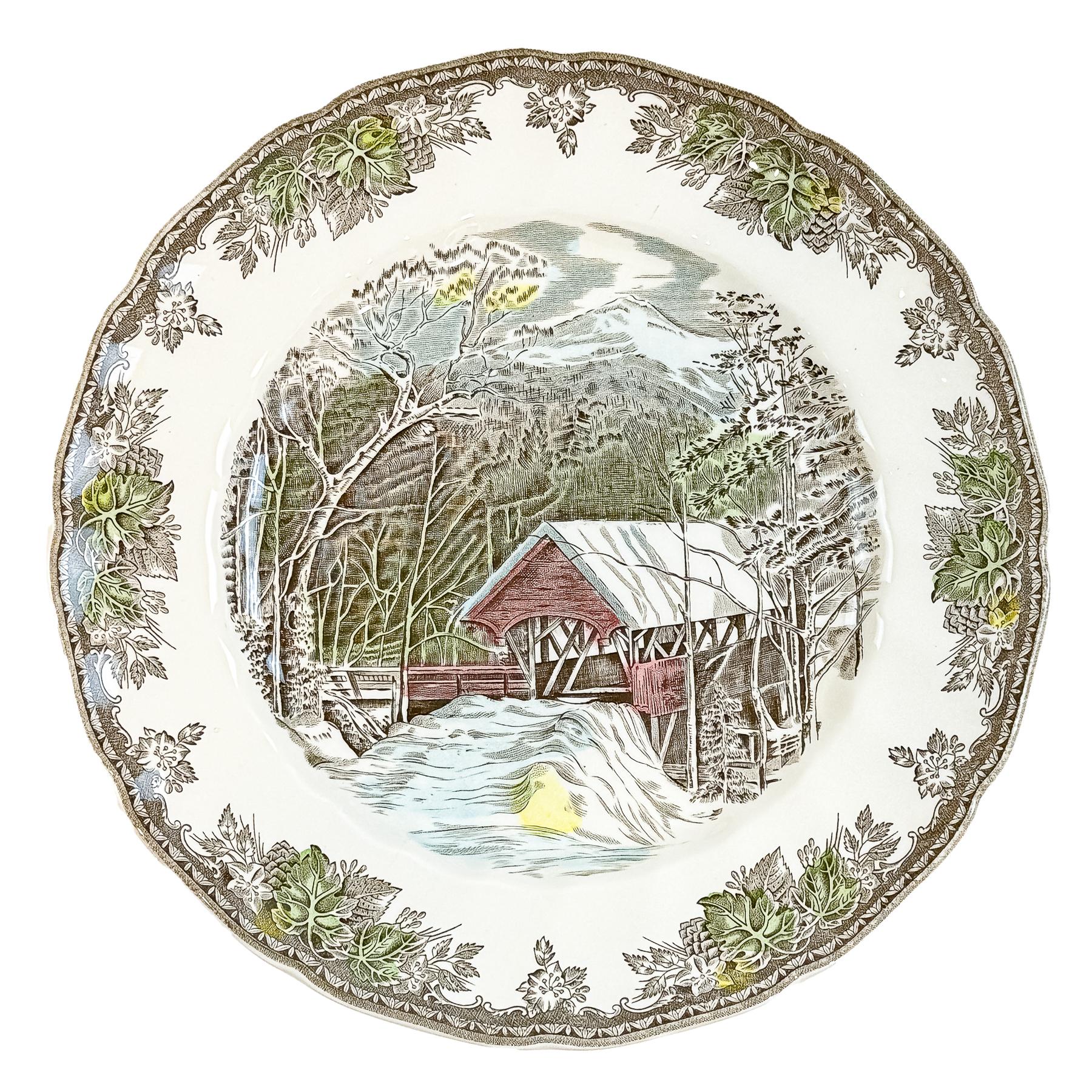 SIETE PLATOS DE LA MANUFACTURA JOHNSON BROS