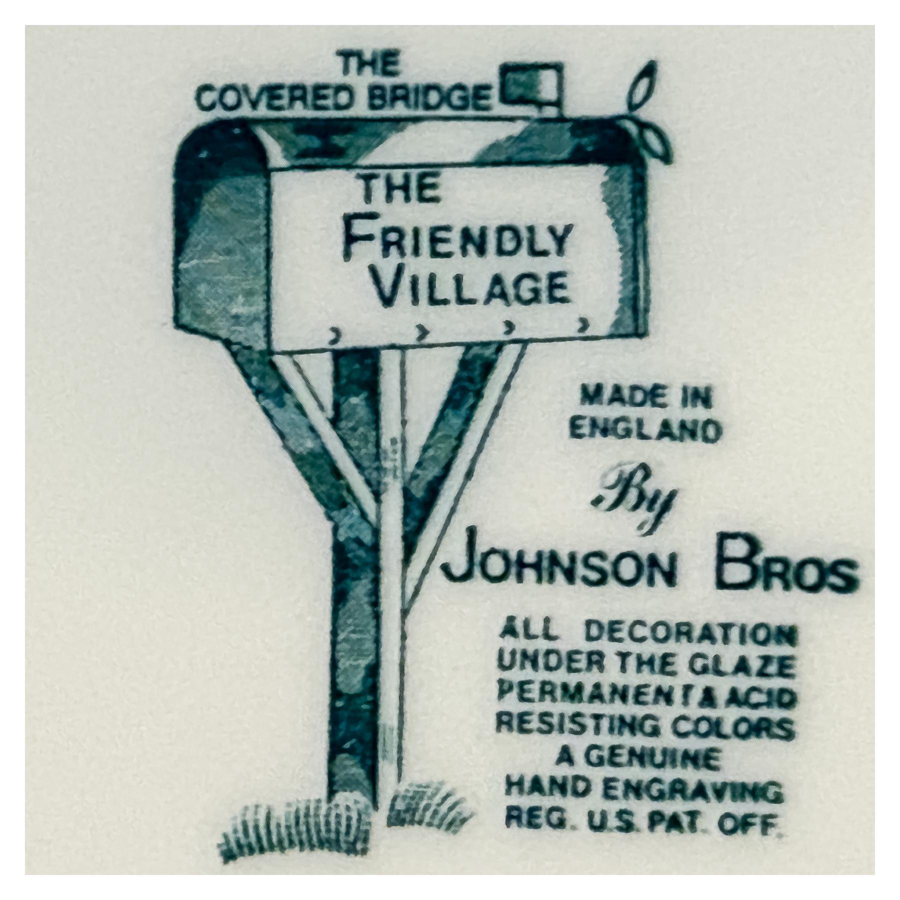 SIETE PLATOS DE LA MANUFACTURA JOHNSON BROS