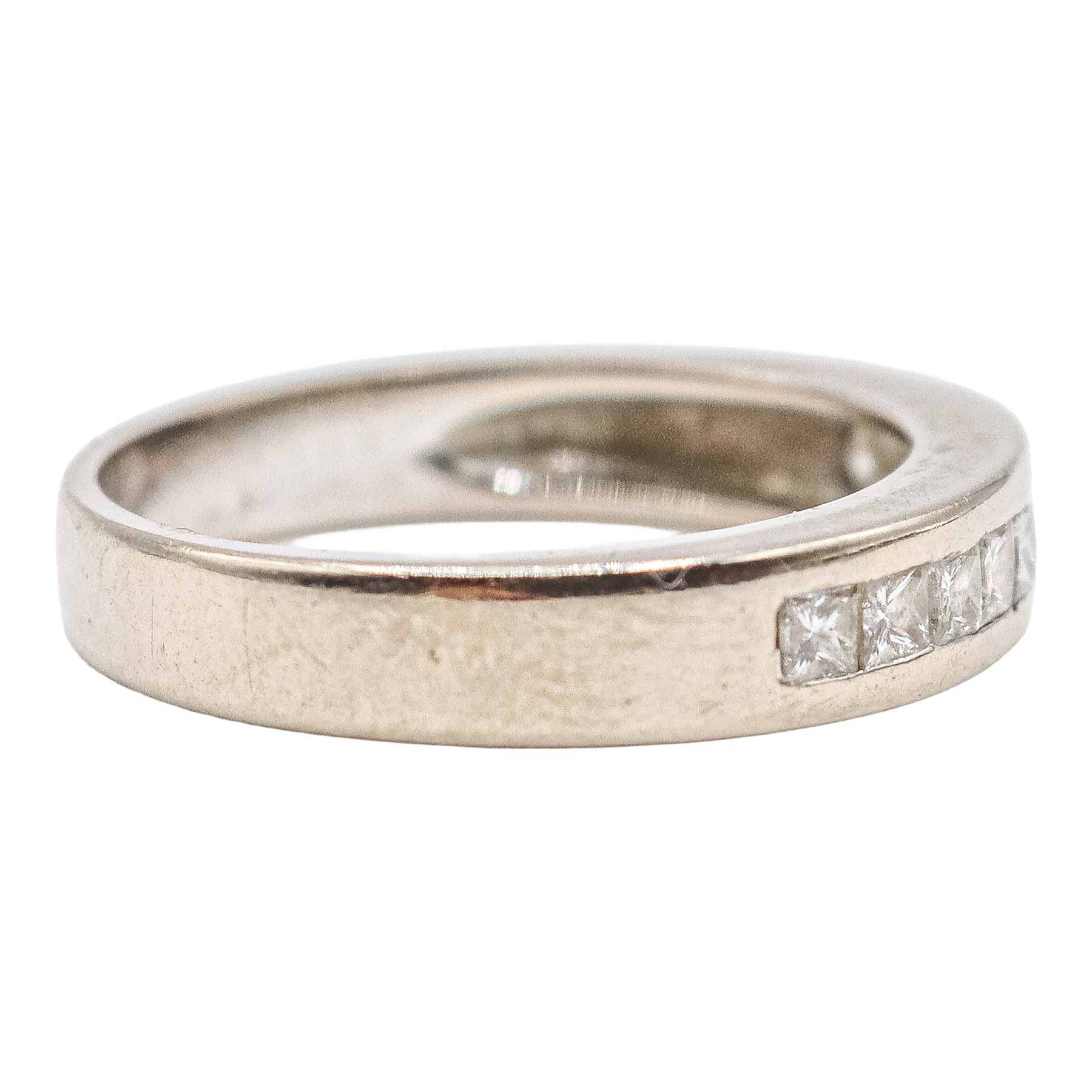 ANILLO MEDIA ALIANZA DIAMANTES PRINCESA