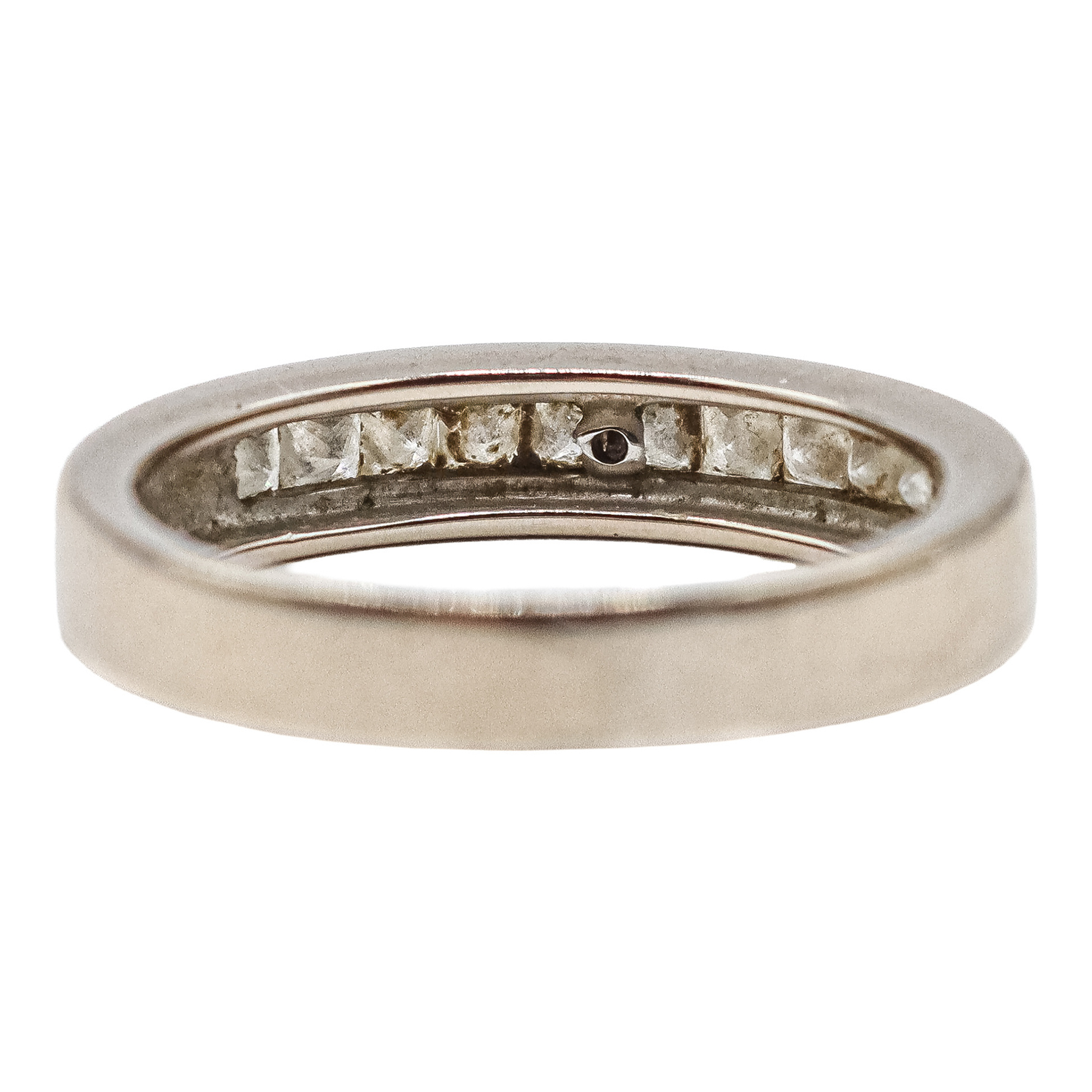 ANILLO MEDIA ALIANZA DIAMANTES PRINCESA
