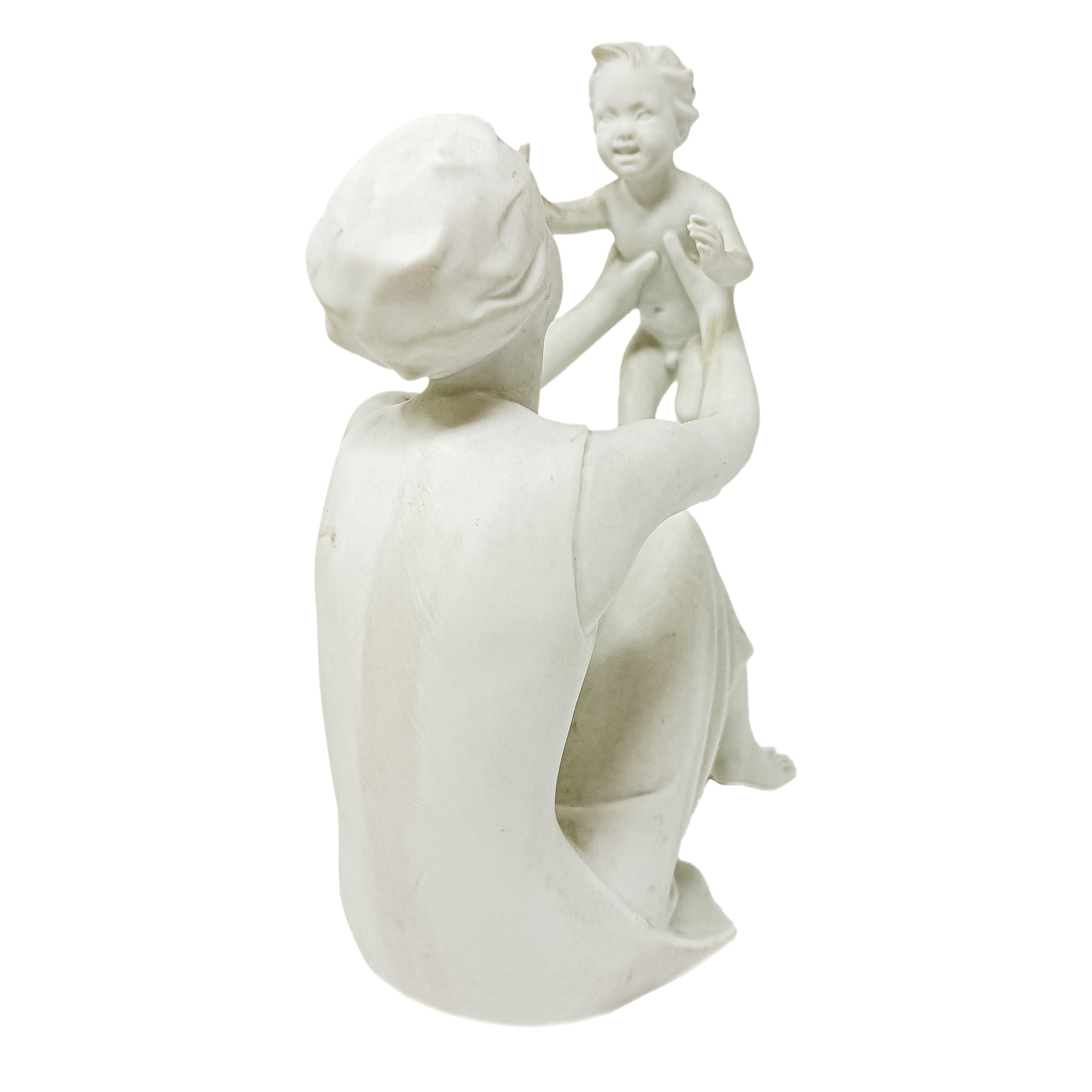 ESCULTURA EN PORCELANA ALEMANA DE MEDIADOS DEL S.XX