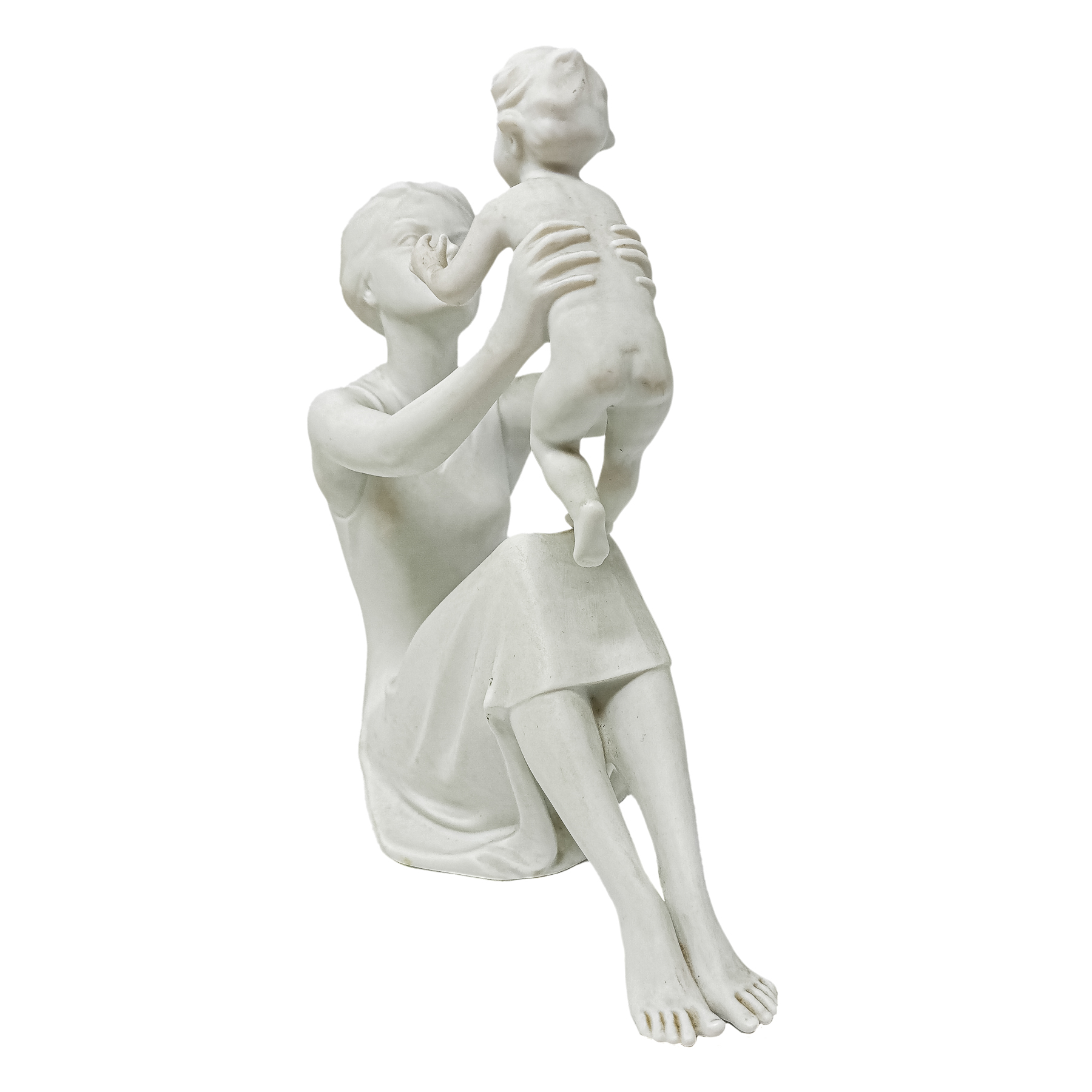 ESCULTURA EN PORCELANA ALEMANA DE MEDIADOS DEL S.XX