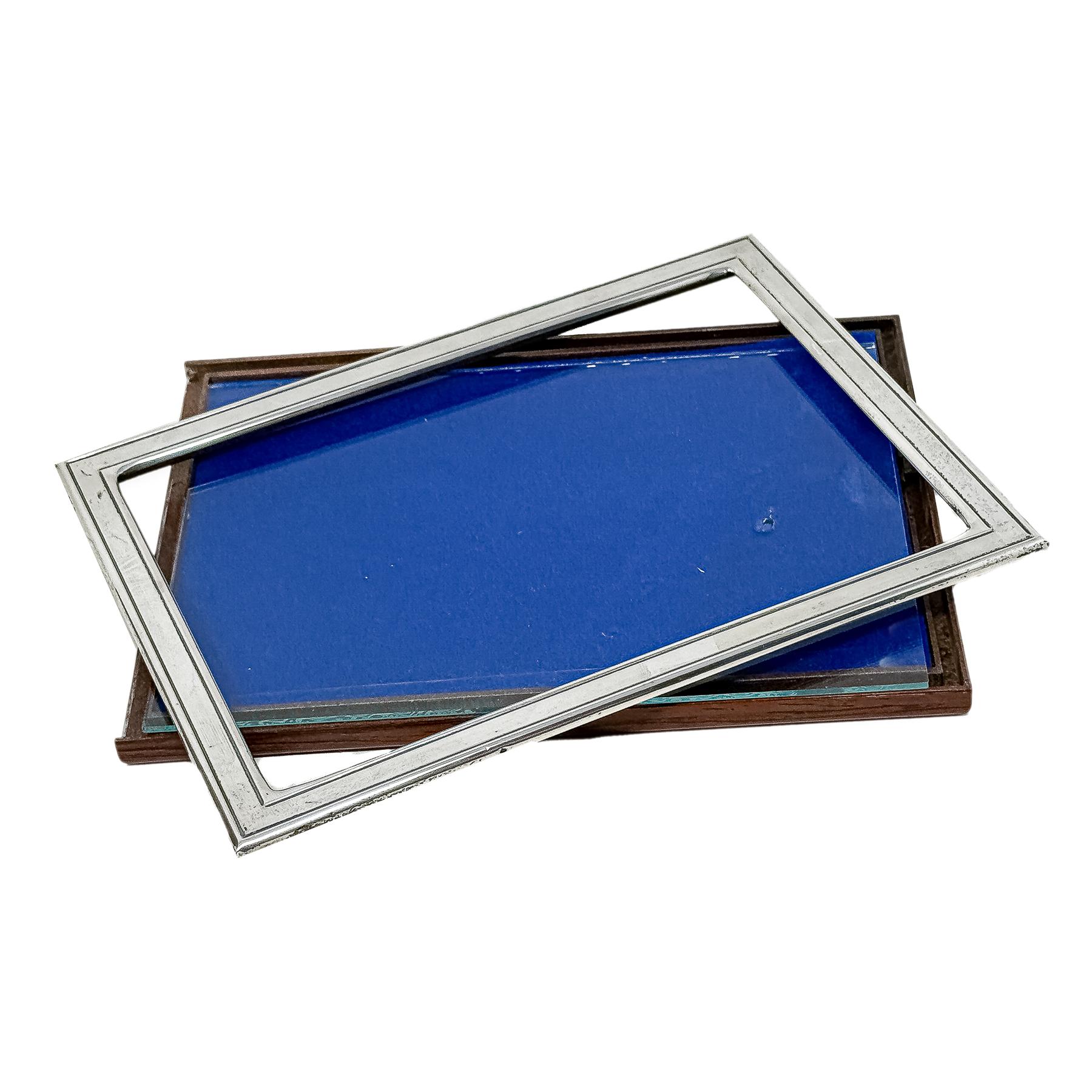 DOS PORTA FOTOS DE PLATA DEL ÚLTIMO TERCIO DE S. XX