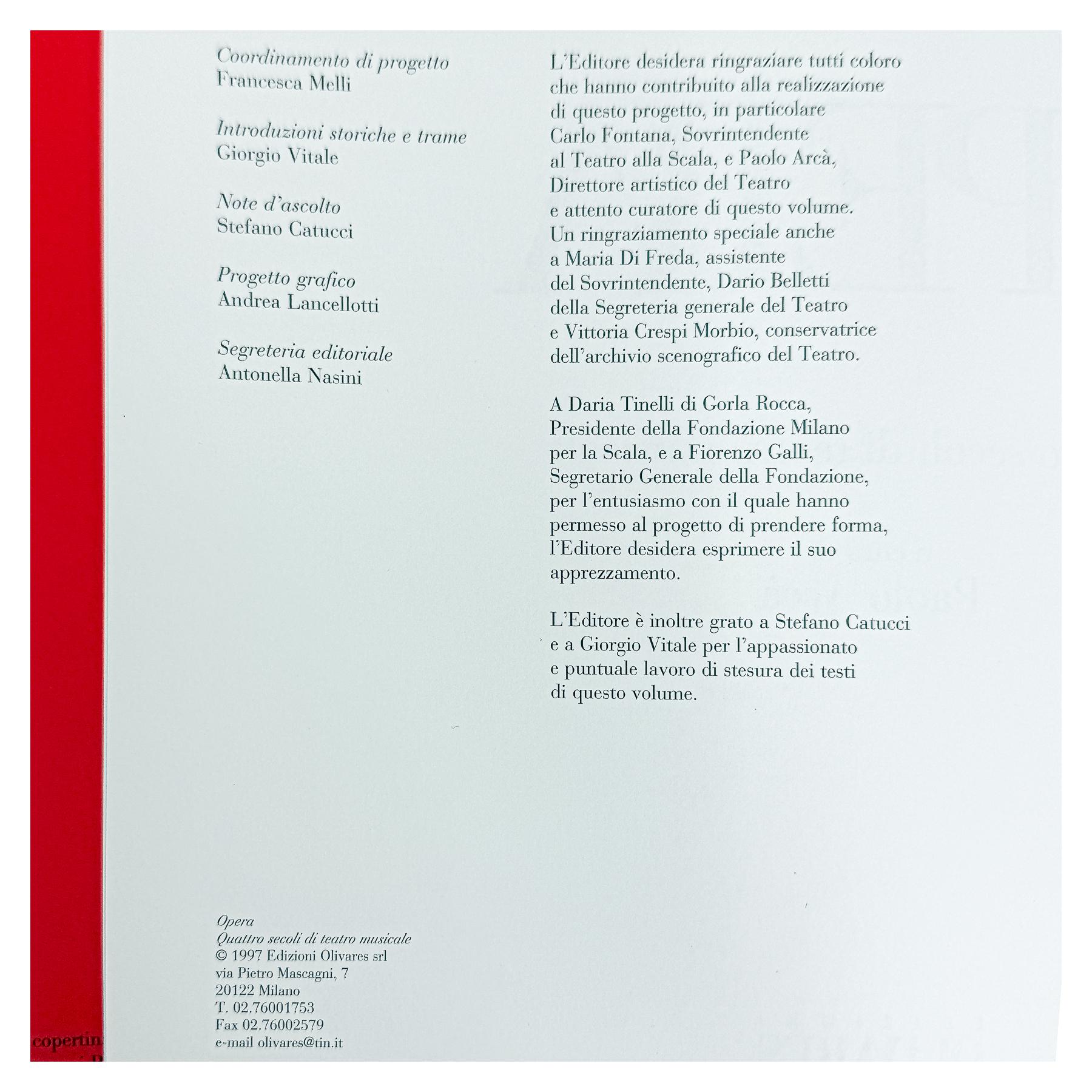 OPERA, QUATTRO SECOLI DI TEATRO MUSICALE