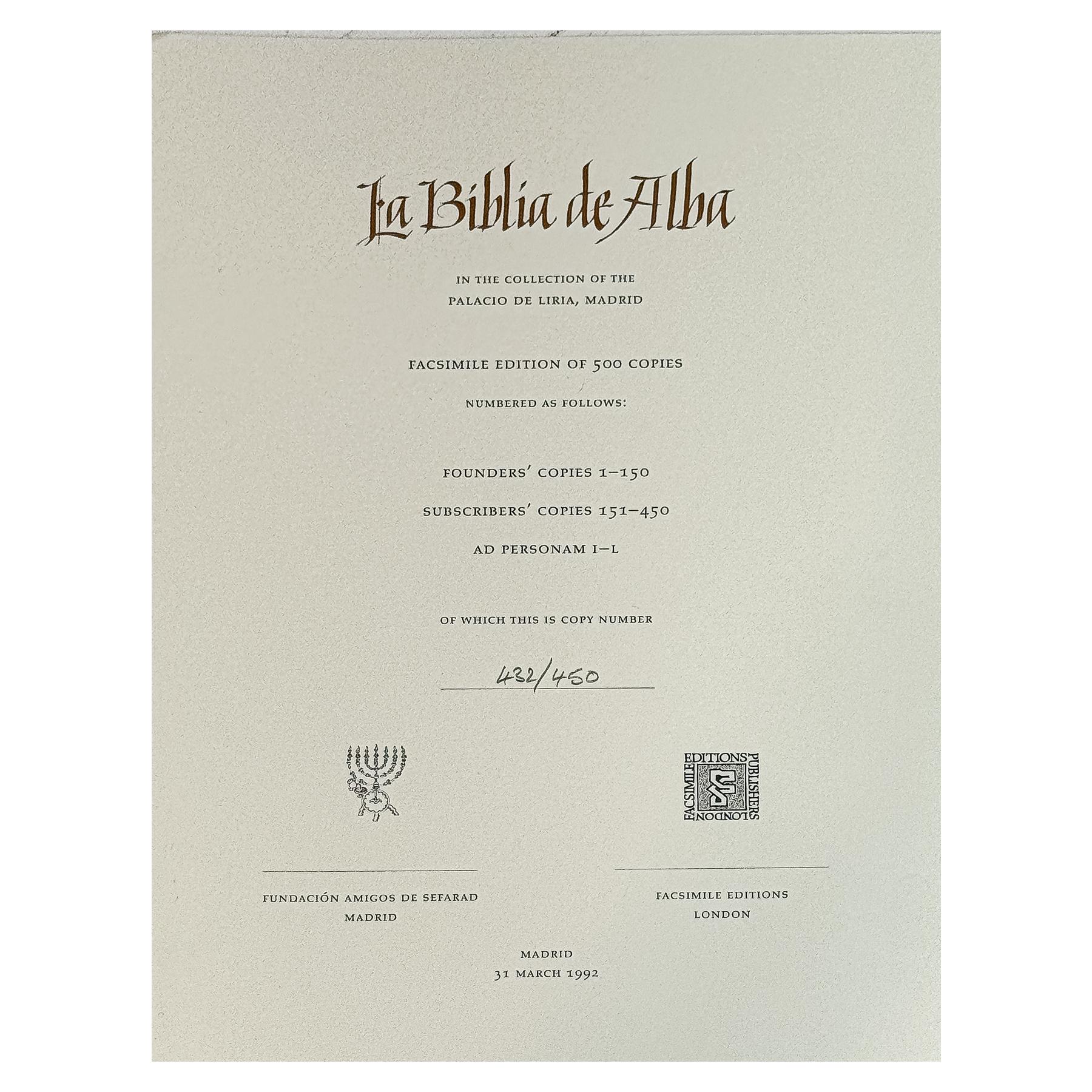 LA BIBLIA DE ALBA
