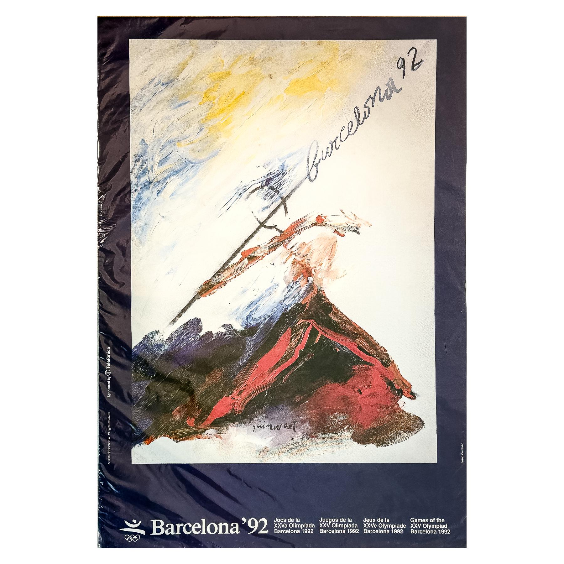 CARTEL DE LAS OLIMPIADAS DE BARCELONA 1992