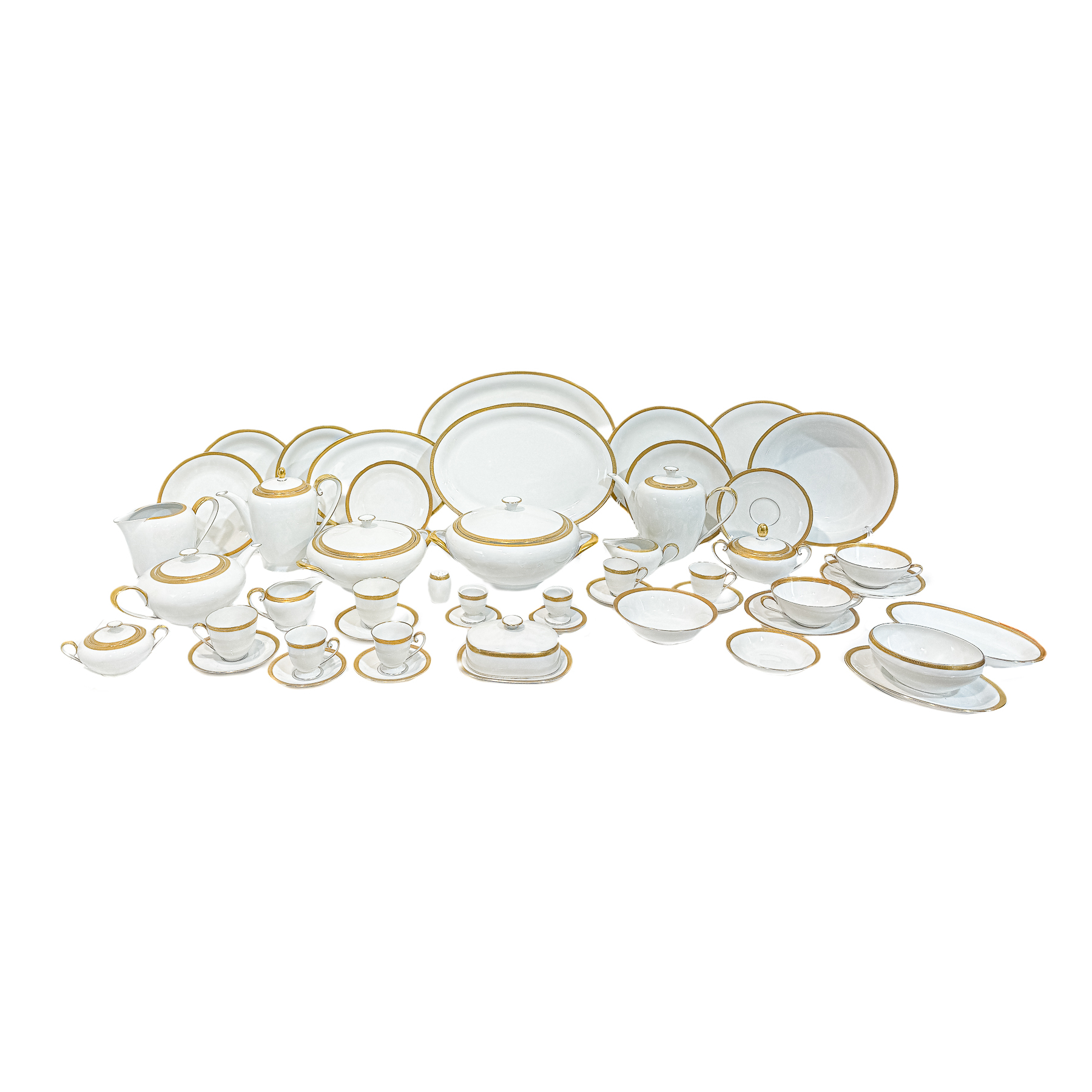 GRAN VAJILLA EN PORCELANA DE BAVARIA PARA 12 SERVICIOS