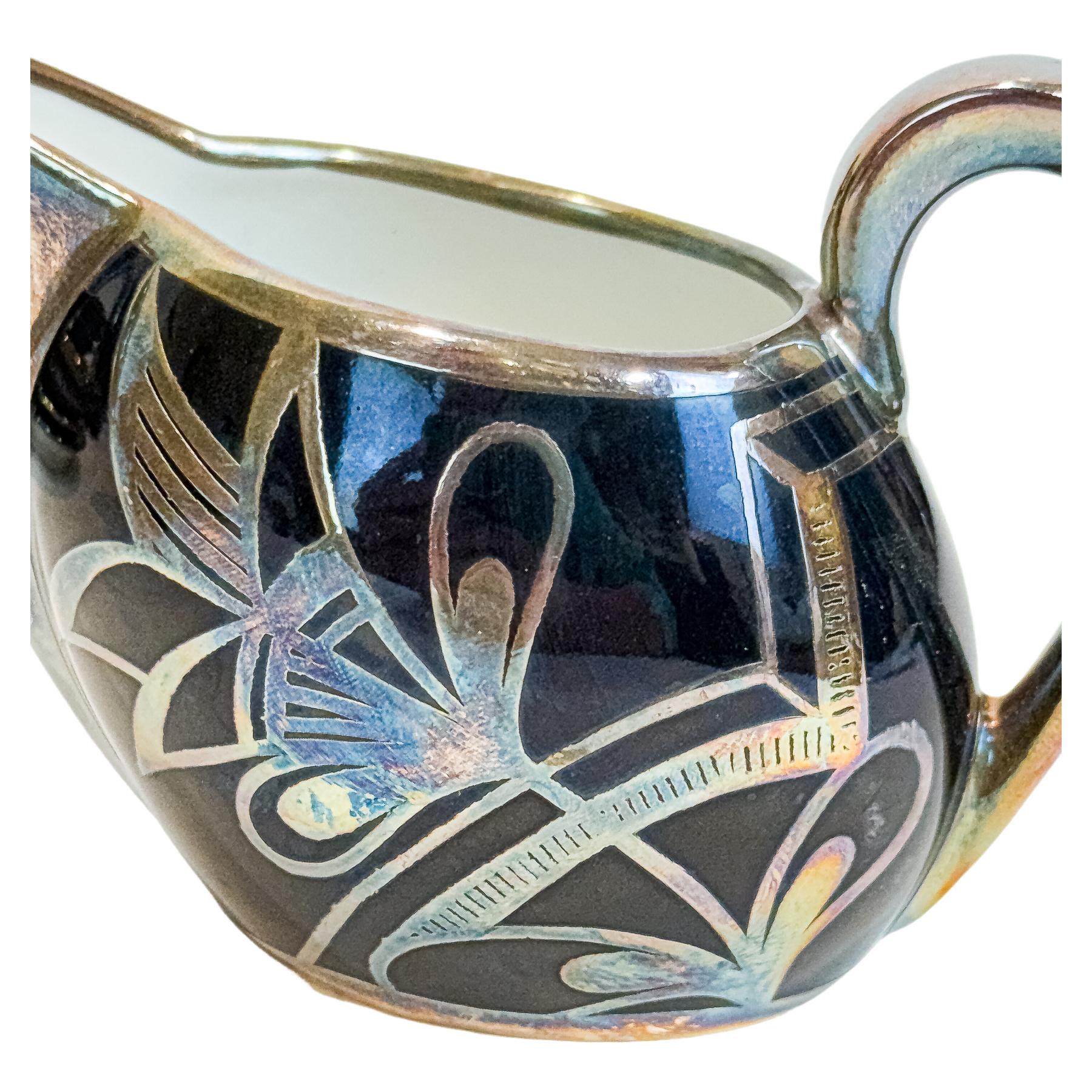 JUEGO DE CAFÉ Y POSTRE EN PORCELANA DE LOS AÑSO 30