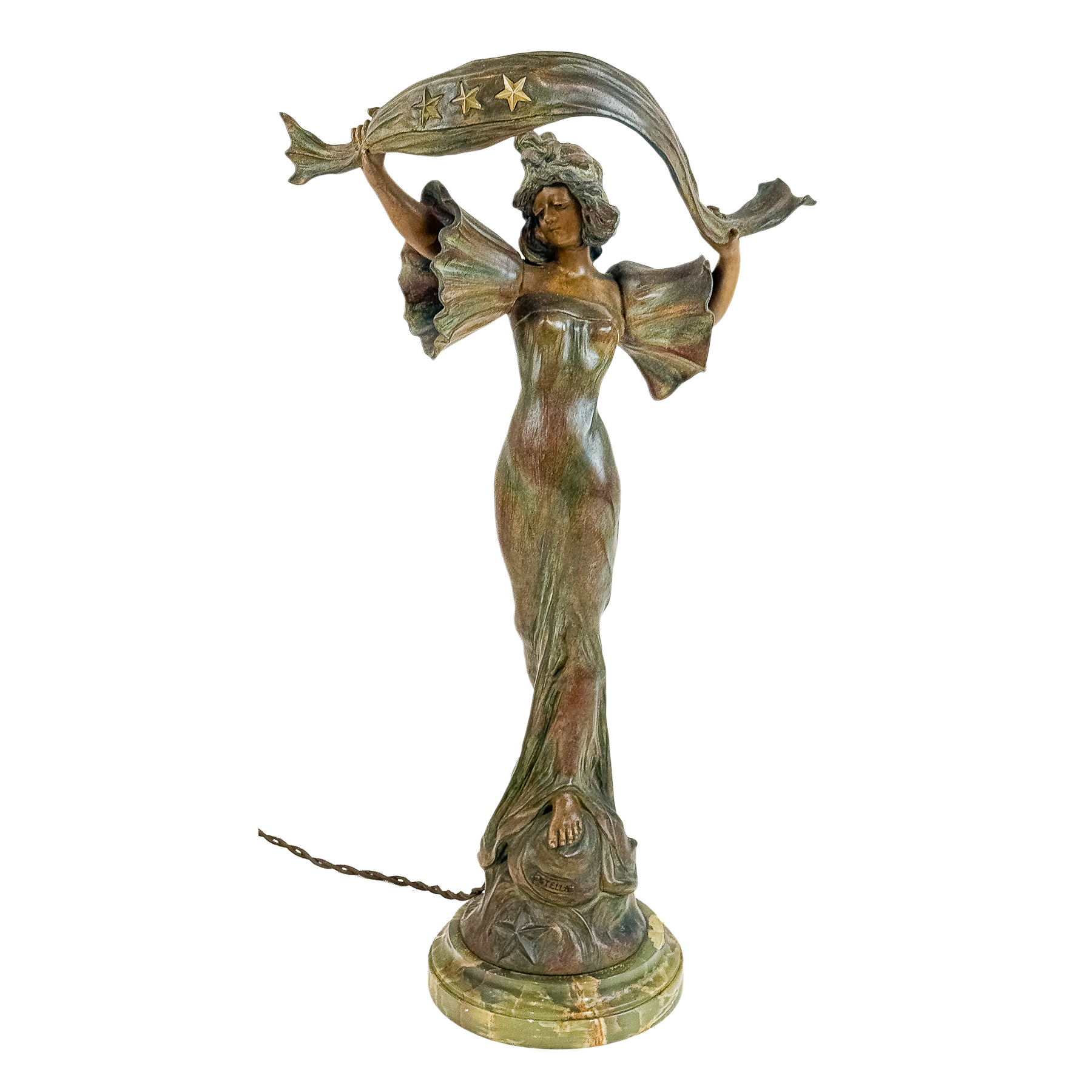 ESCULTURA EN CALAMINA DE PRINCIPIOS DEL S.XX