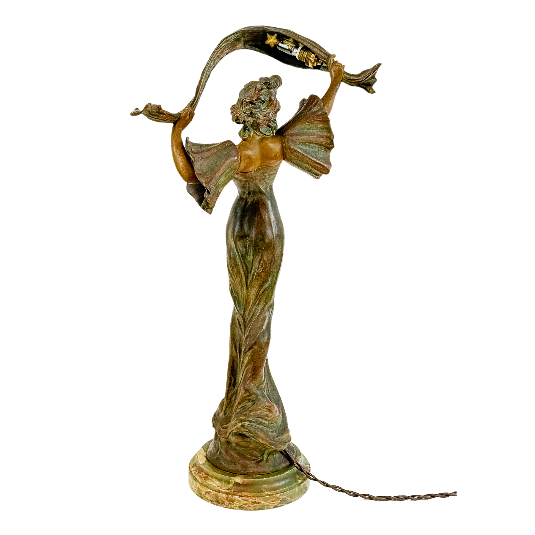 ESCULTURA EN CALAMINA DE PRINCIPIOS DEL S.XX