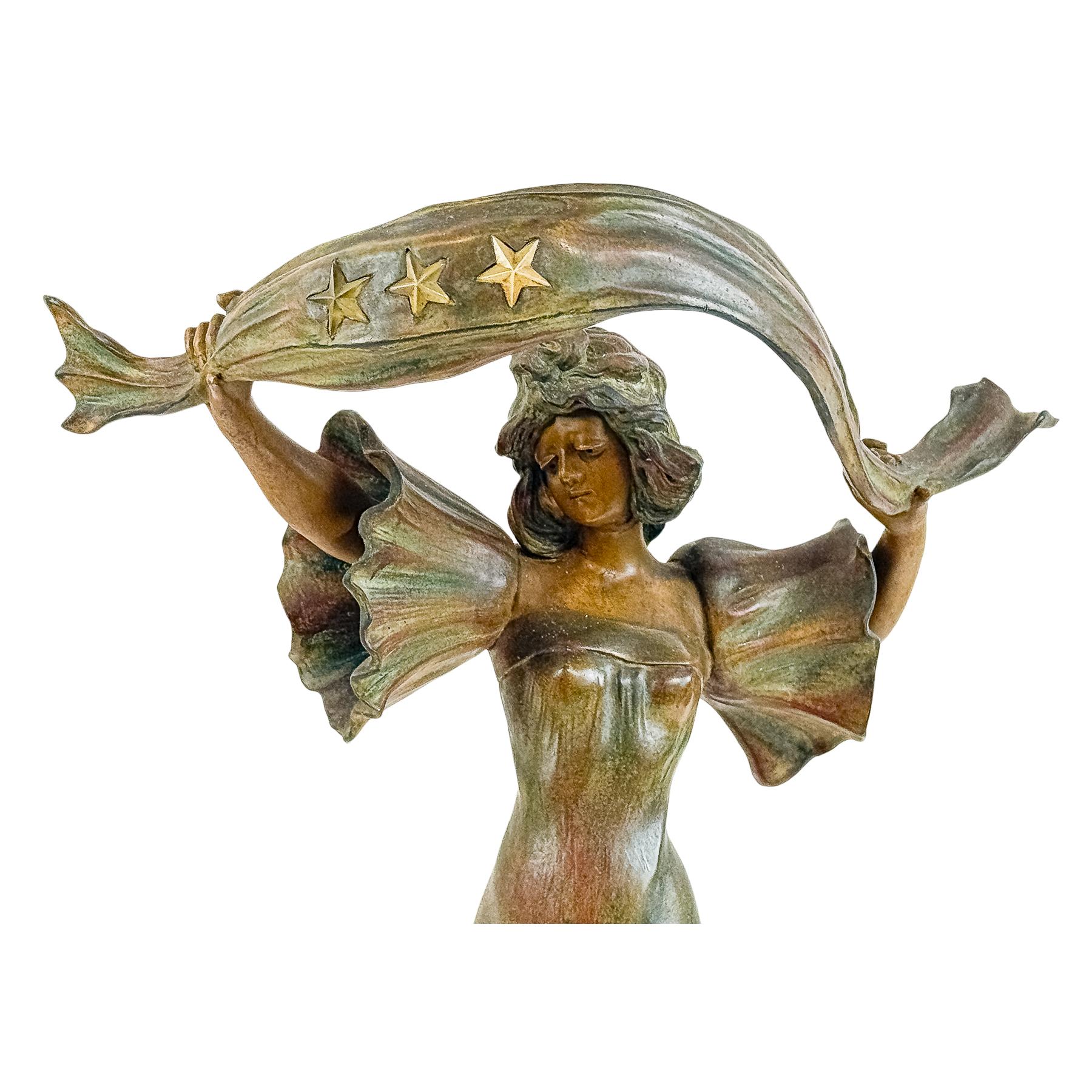 ESCULTURA EN CALAMINA DE PRINCIPIOS DEL S.XX