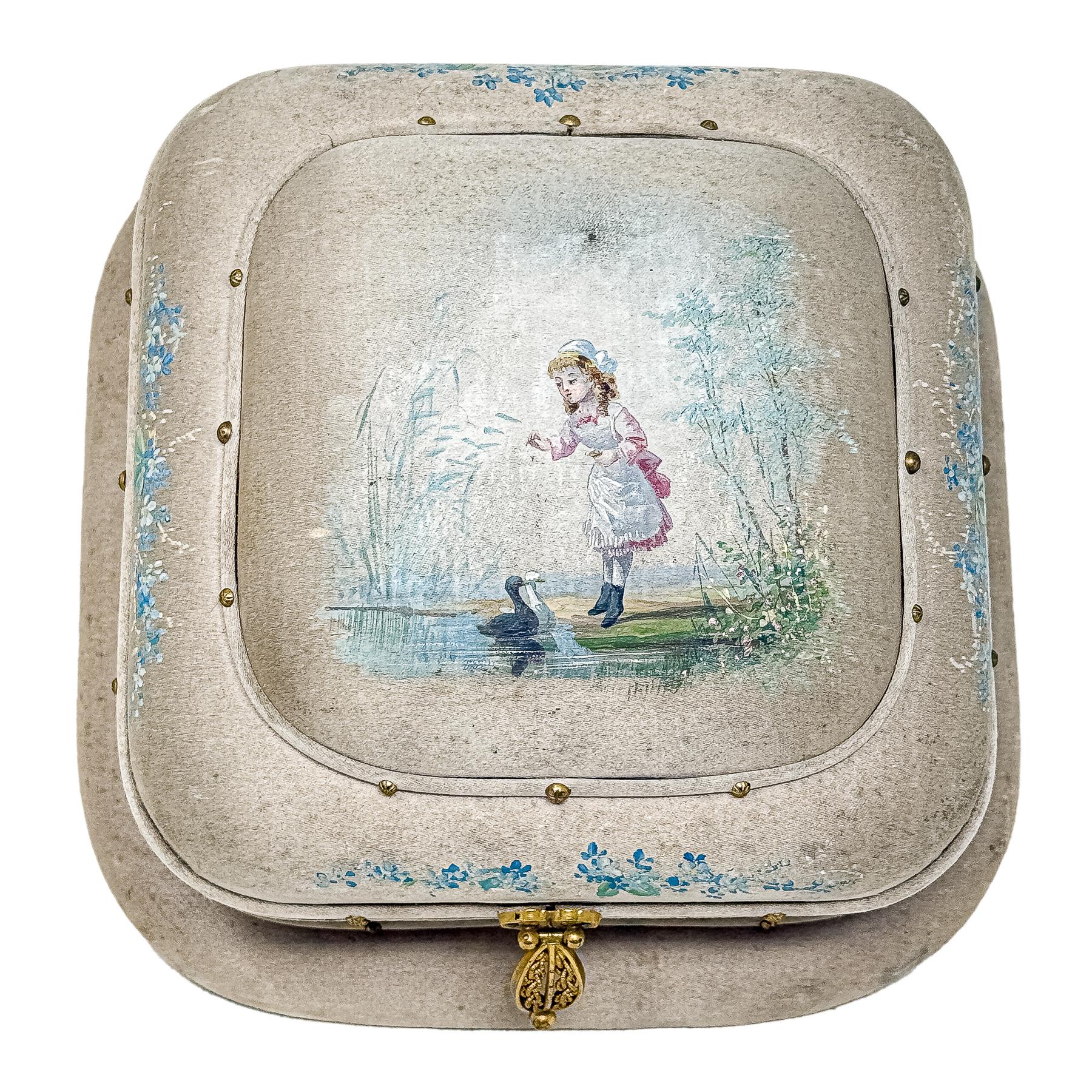 CAJA BOMBONERA DEL PRIMER TERCIO SIGLO XX