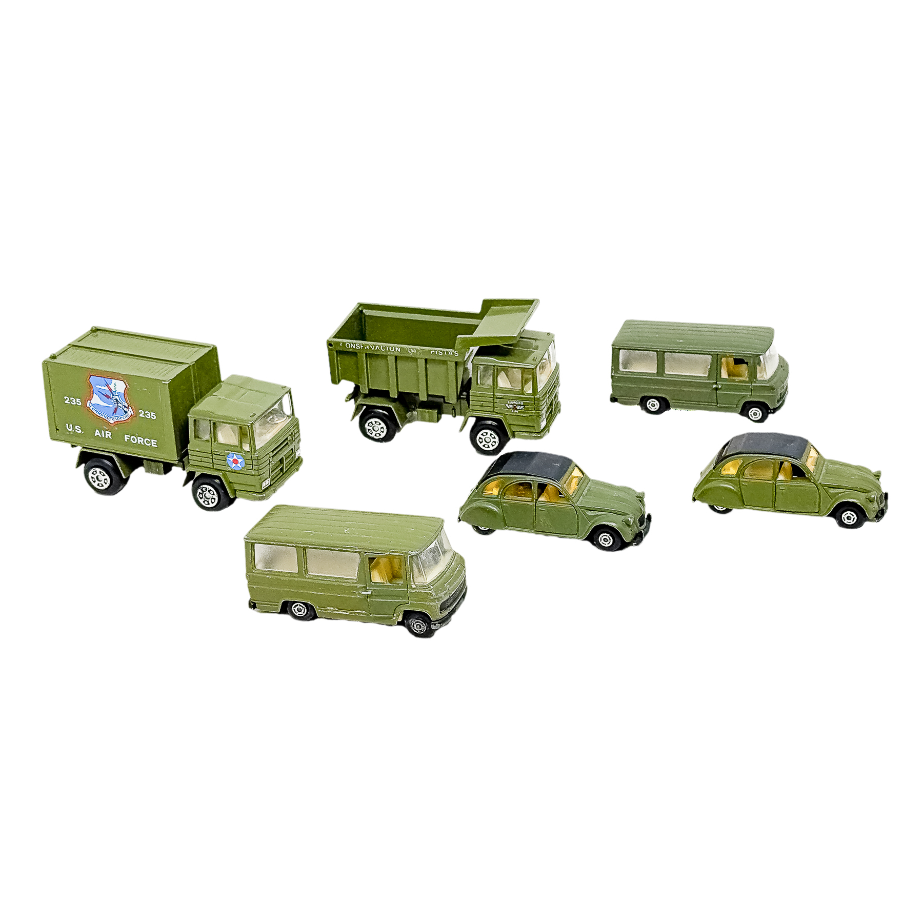 LOTE DE COCHES Y CAMIONES DE LOS AÑOS 70