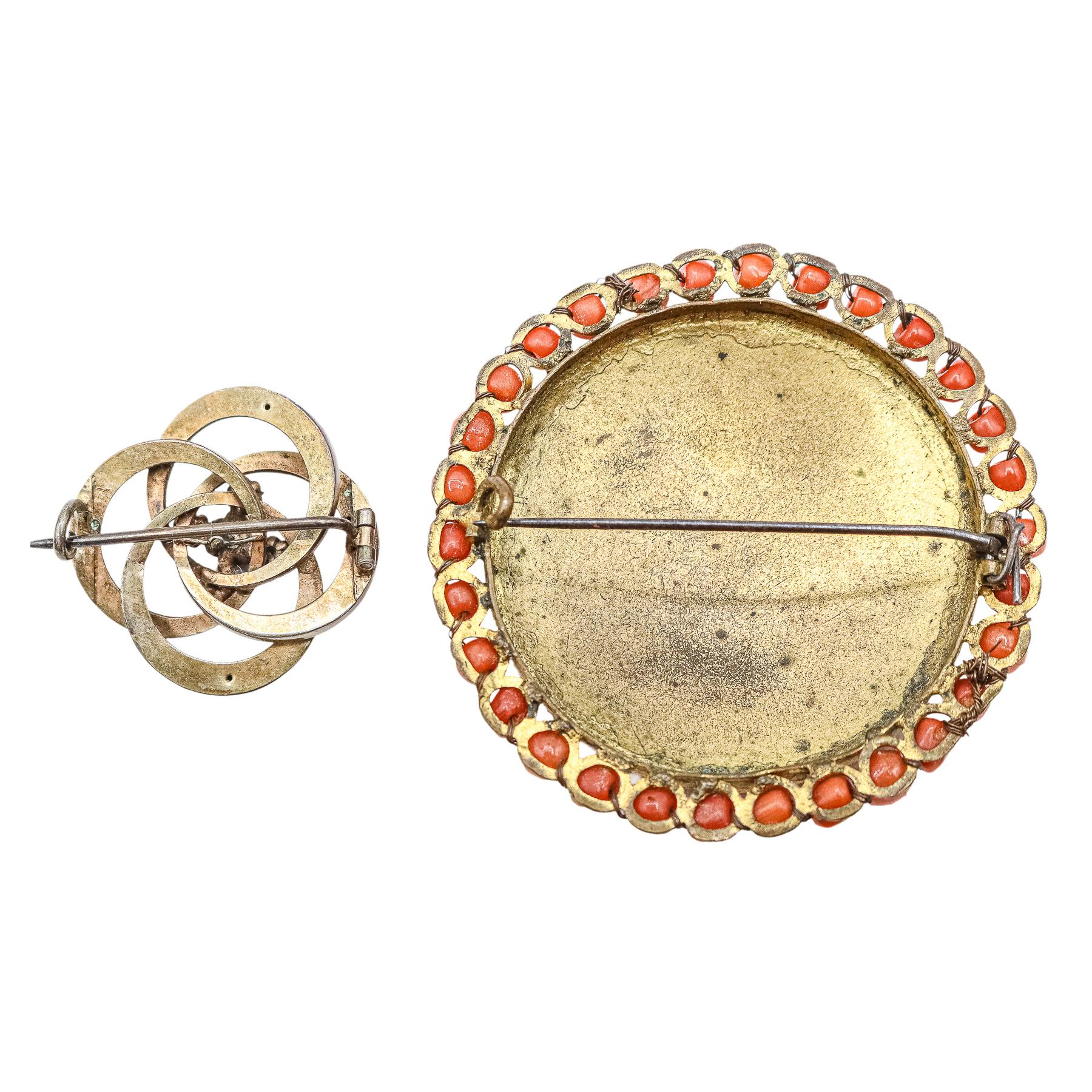 DOS BROCHES DEL S.XIX Y AÑOS 40