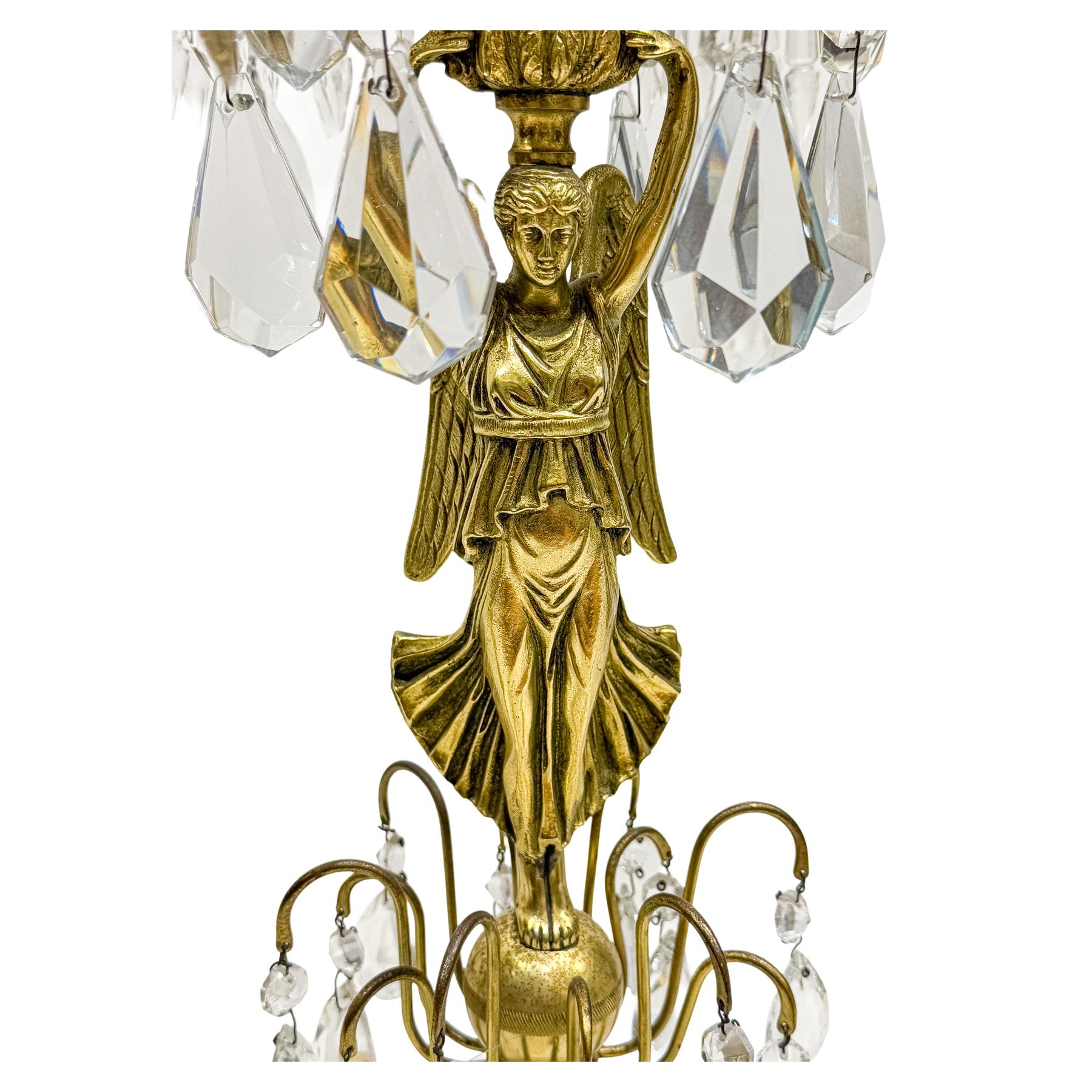 PAREJA DE CANDELABROS FINALES SIGLO XIX