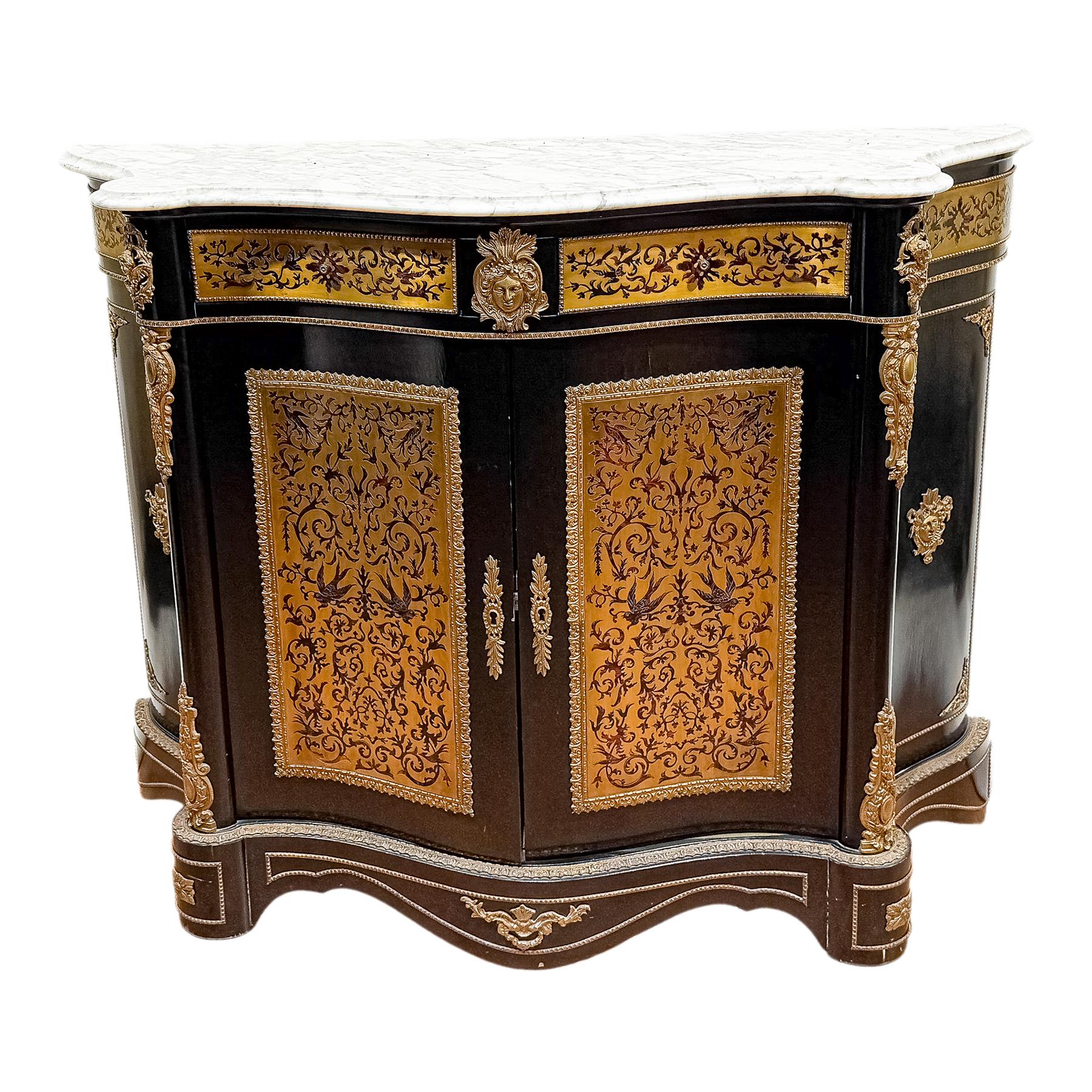 MUEBLE ENTREDÓS BOULLE DE LA PRIMERA MITAD DE SIGLO XX