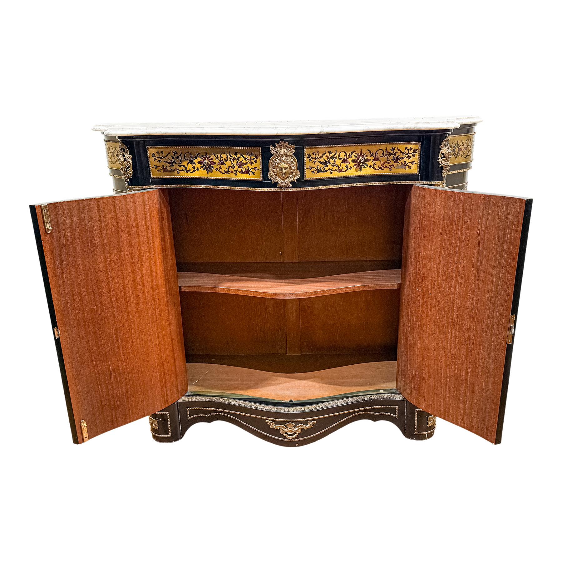 MUEBLE ENTREDÓS BOULLE DE LA PRIMERA MITAD DE SIGLO XX